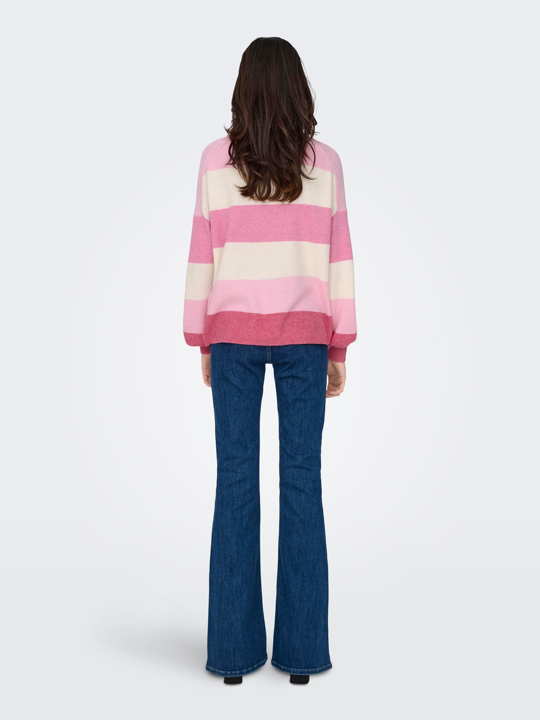 ONLY Strickpullover »ONLATIA L/S STRIPE PULLOVER KNT NOOS«
