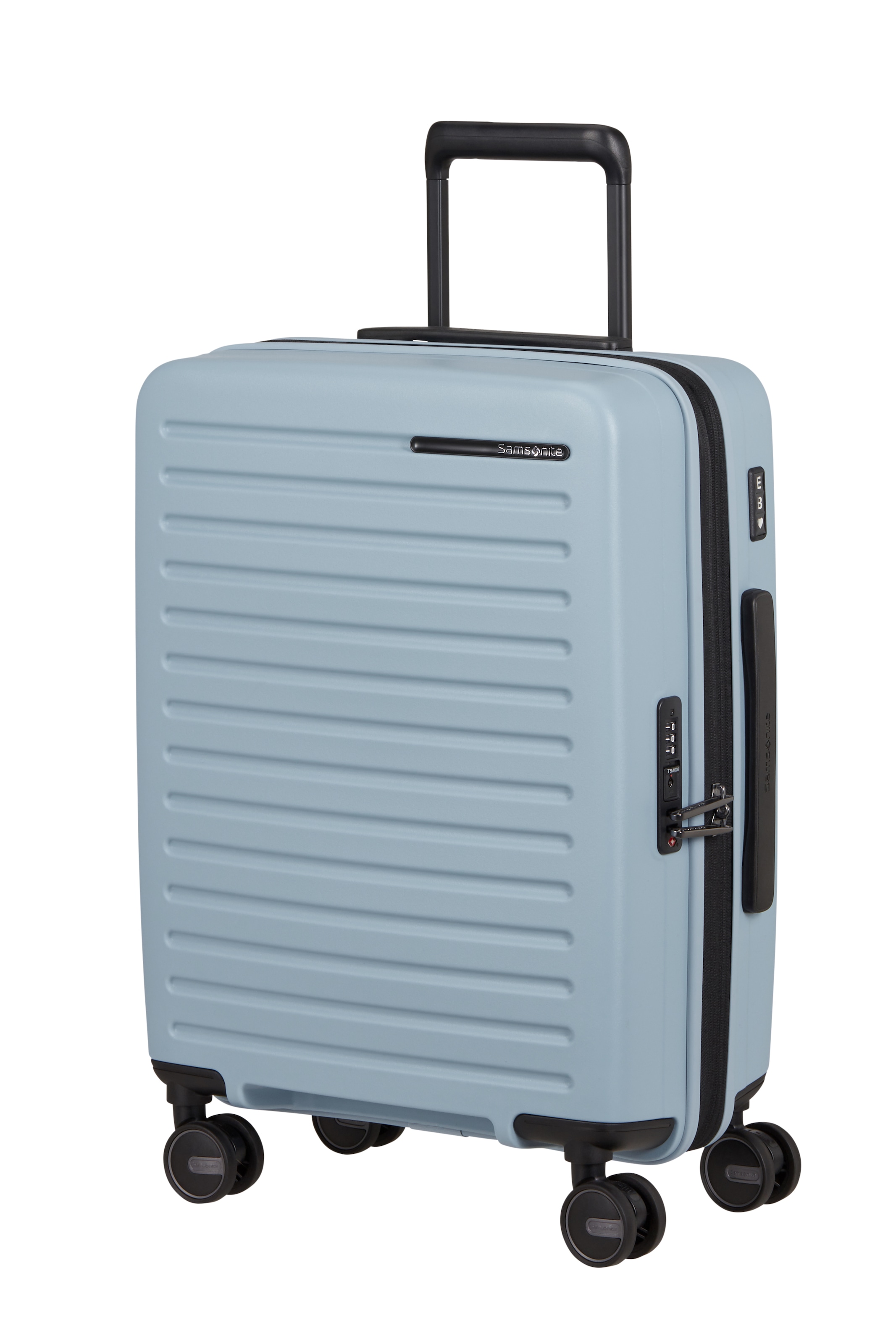 Samsonite Hartschalen-Trolley »RESTACKD« 39 l 4 Rollen Unisex Koffer, mit fester Trennwand und verstellbaren Packgurten