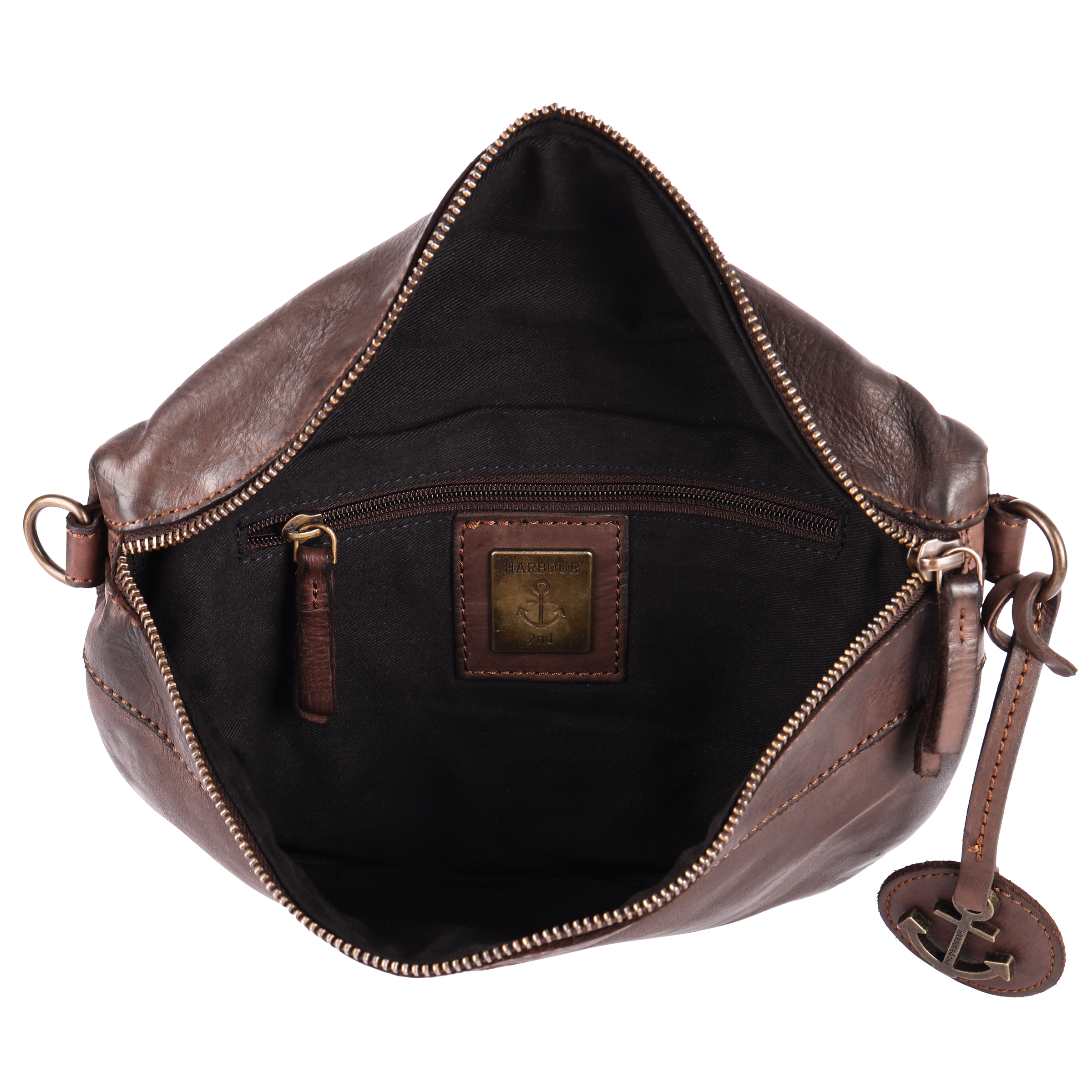 HARBOUR 2nd Gürteltasche »Jutta« Unisex Umhängetasche, Bauchtasche mit Ankeranhänger