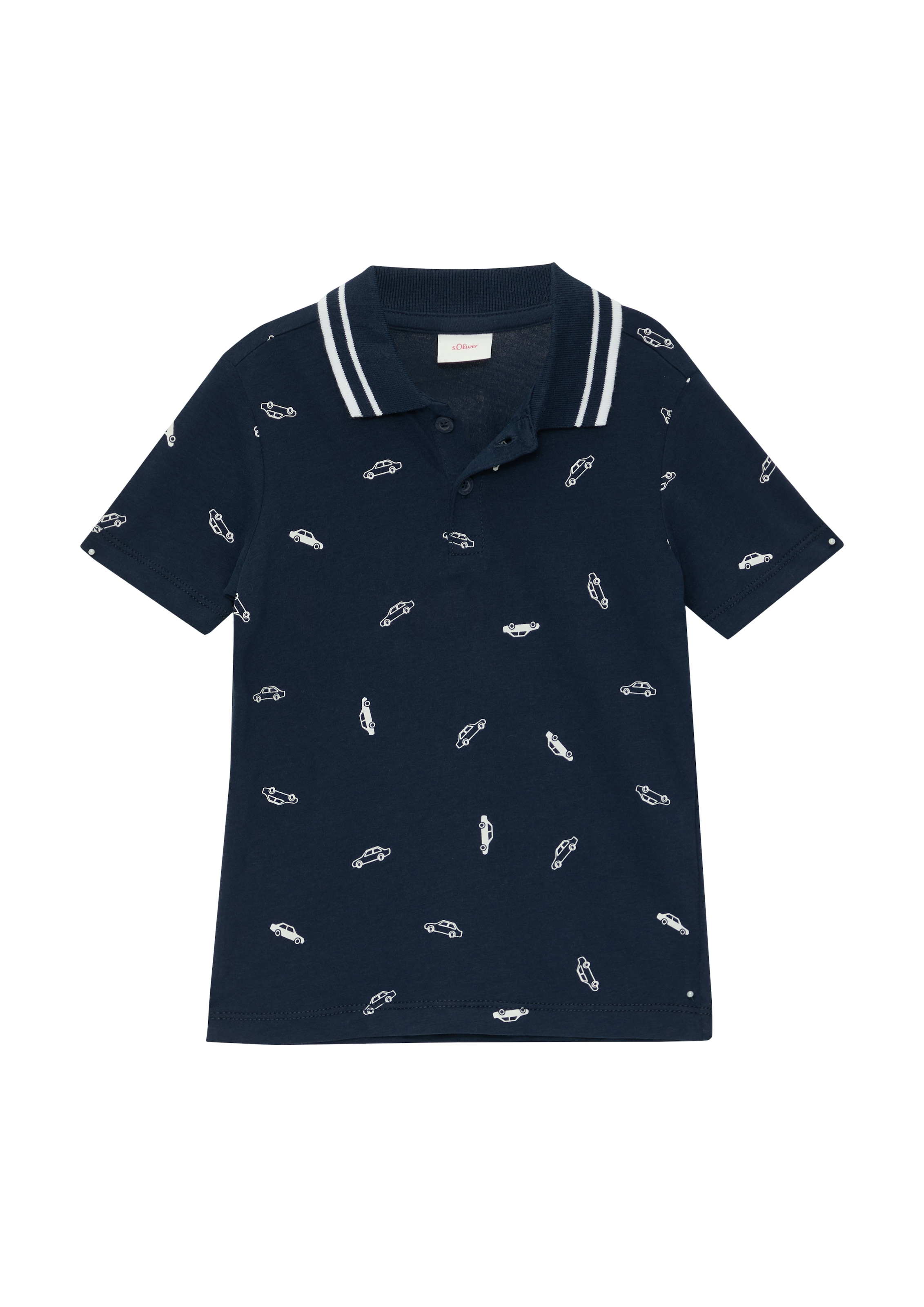 s.Oliver Junior Poloshirt, mit All-Over Print