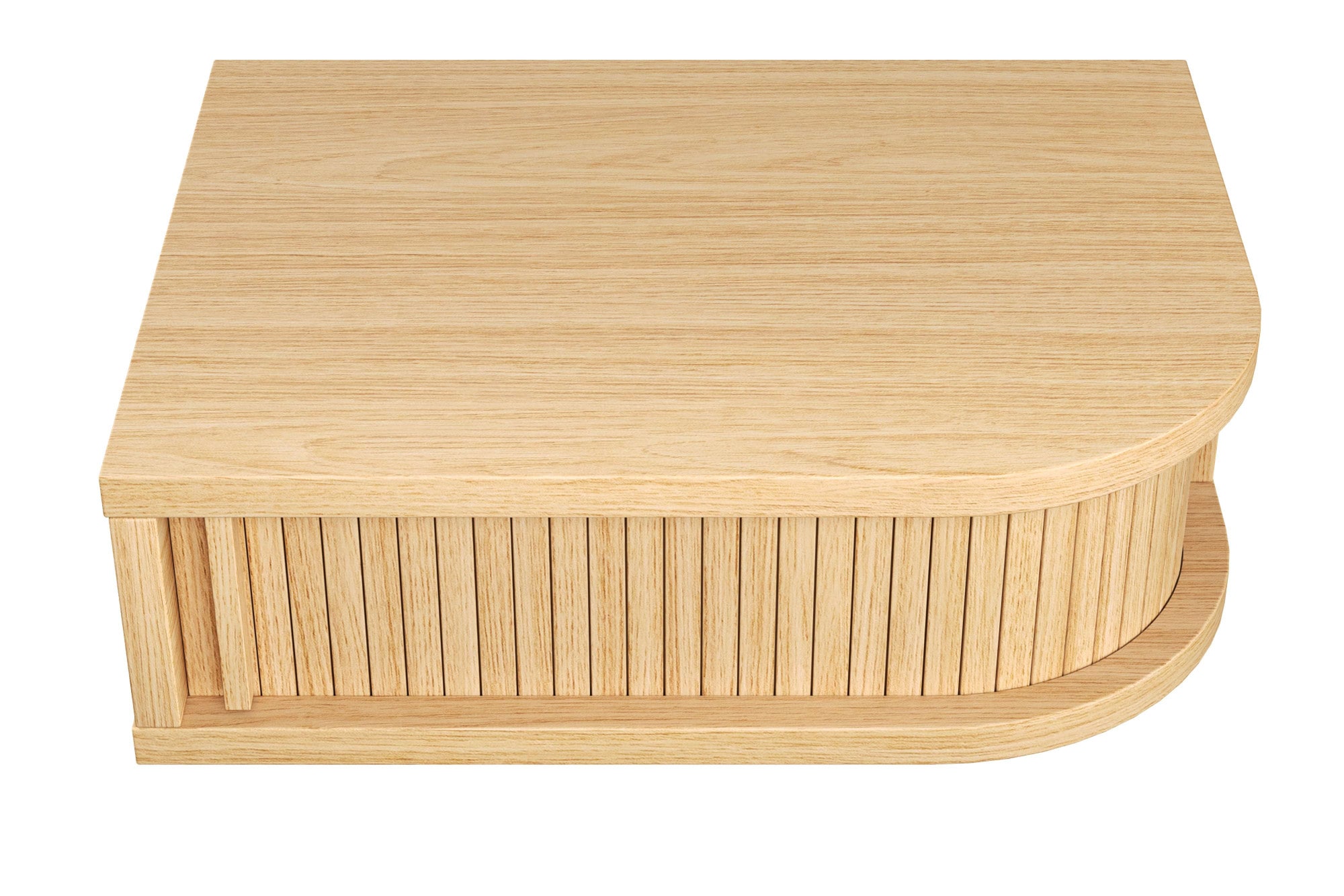 Woodman Nachttisch »Farsta« in 3 Farben, mit Tambourschiebetüren, mit Eichenholz furniert, FSC®