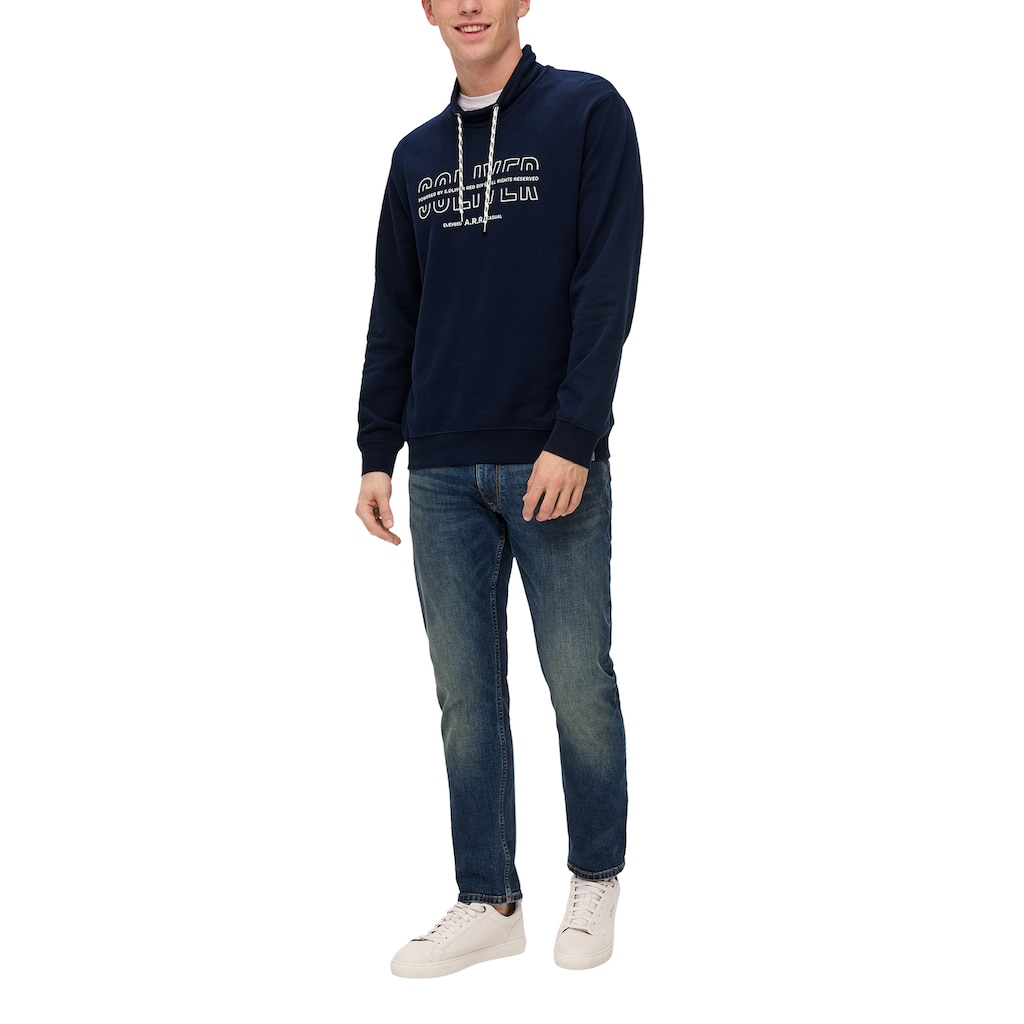 s.Oliver Sweatshirt, mit Frontprintlogo