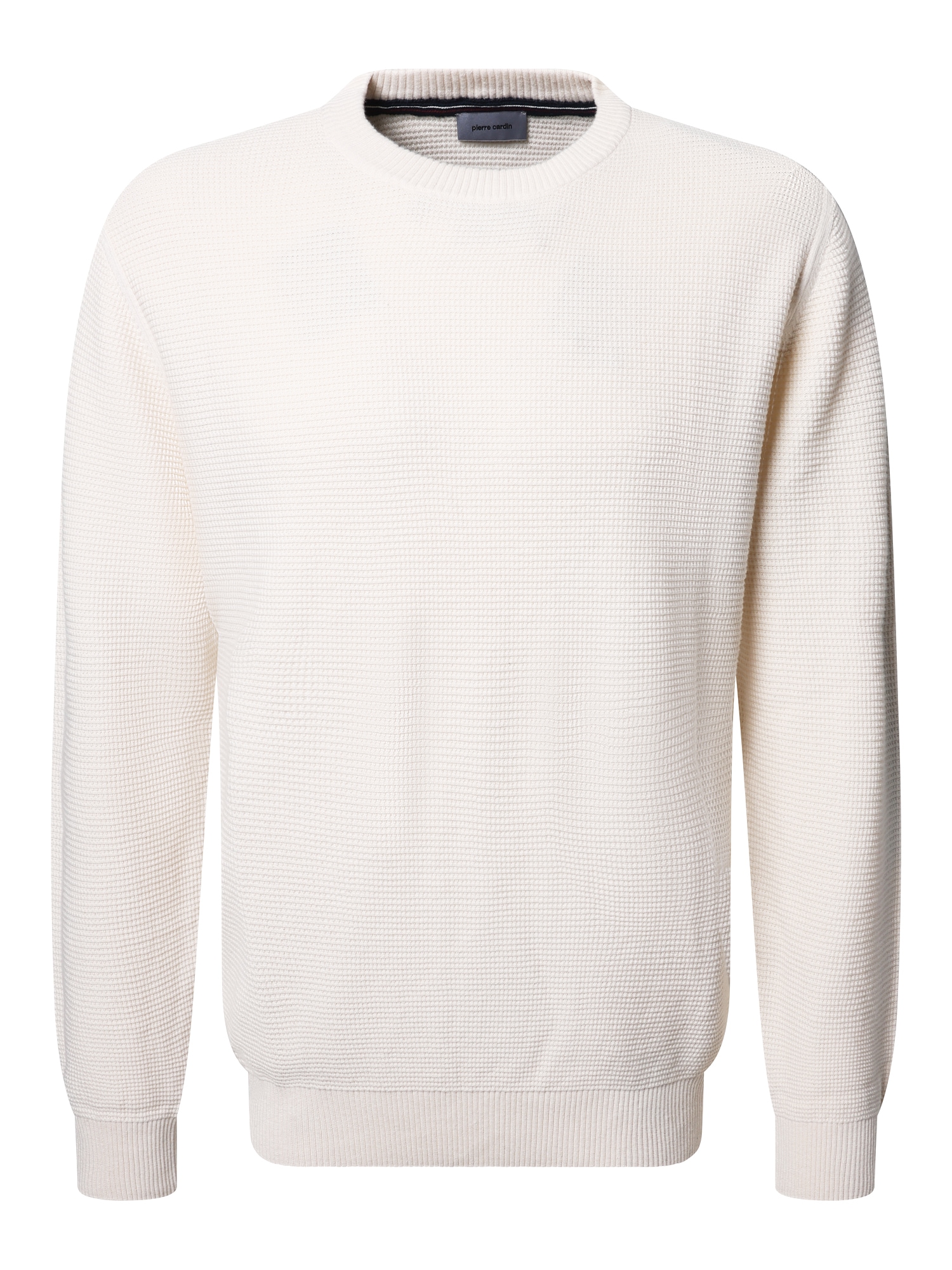 Pierre Cardin Rundhalspullover mit Struktur