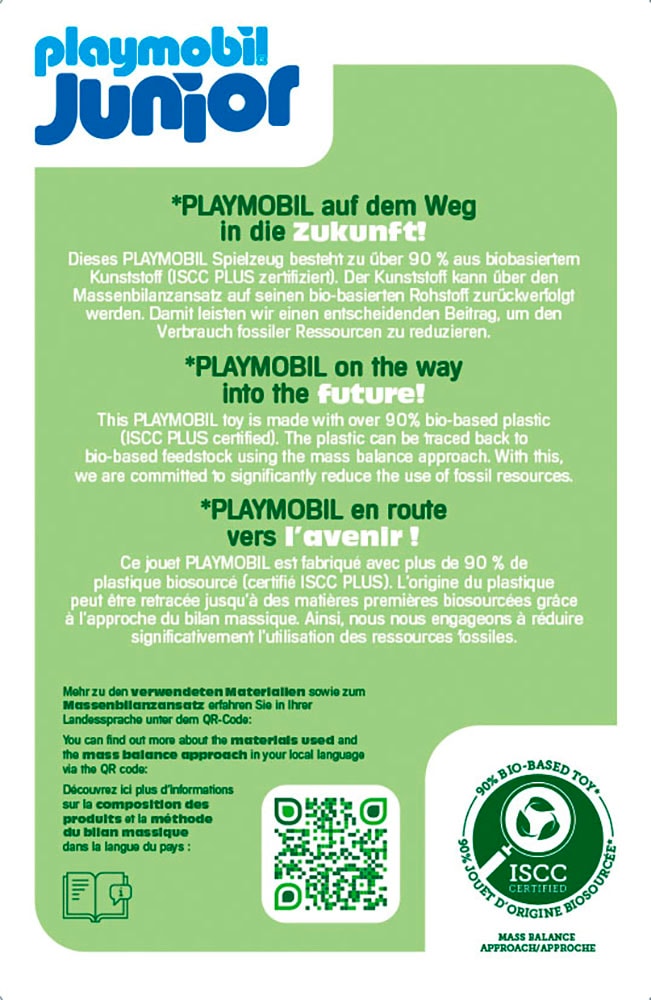 Playmobil® Konstruktions-Spielset »Schaukelschnecke mit Rasselfunktion (71699), JUNIOR« Made in Europe