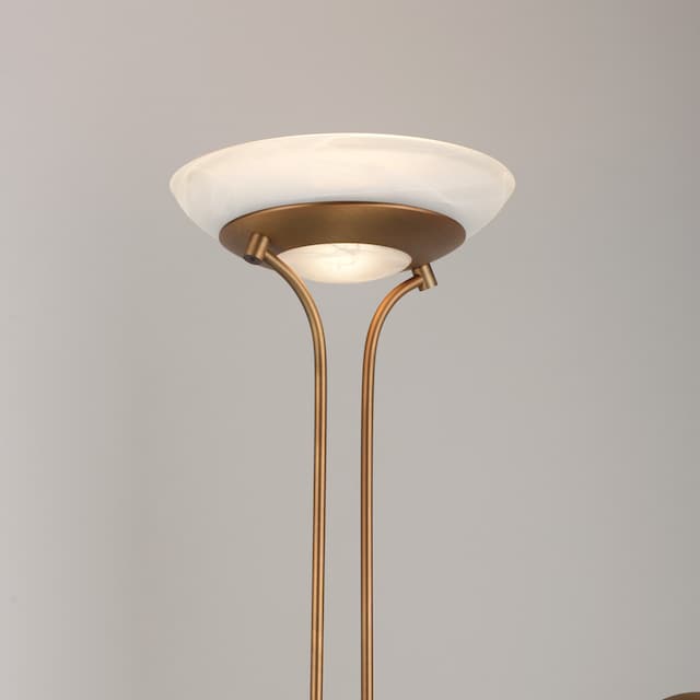 JUST LIGHT Stehlampe »ZAHARA«, 2 flammig-flammig, LED, dimmbar über  Drehdimmer, getrennt schaltbar bei OTTO