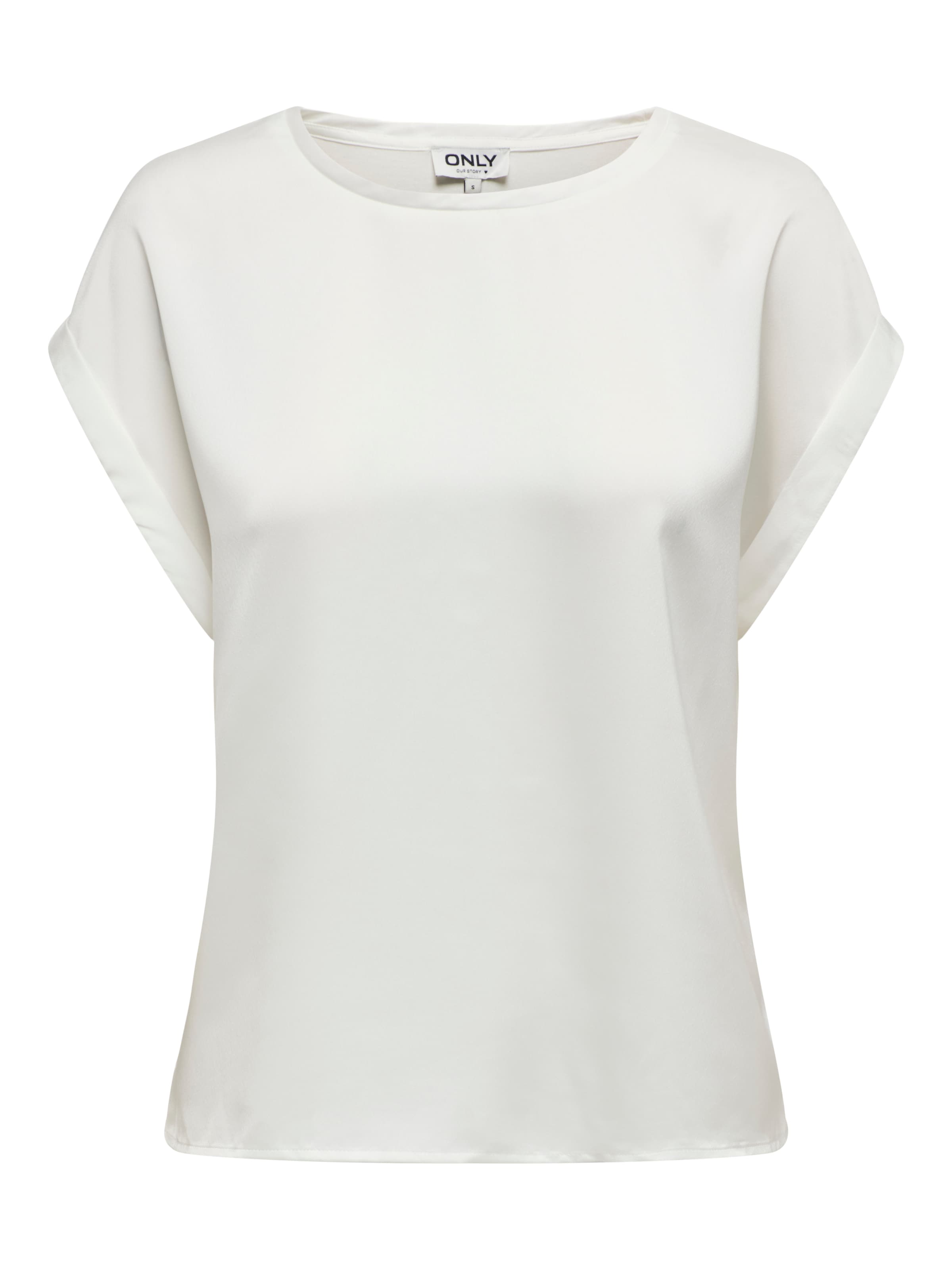 ONLY Kurzarmshirt »ONLLIEKE S/S SATIN MIX TOP WVN NOOS«