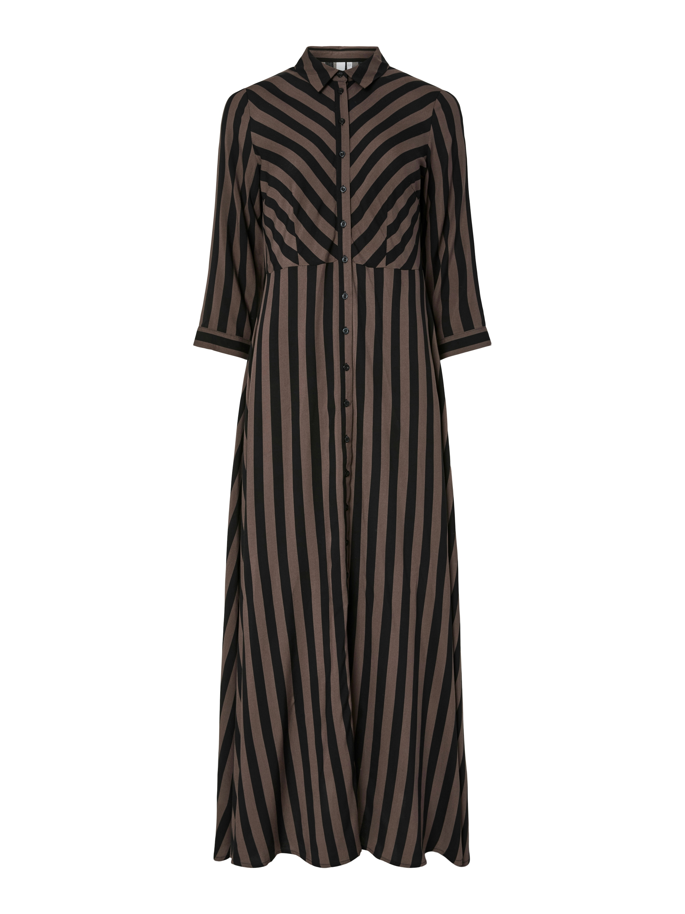 Y.A.S Hemdblusenkleid »YASSAVANNA LONG SHIRT DRESS«, Sommerkleid, mit 3/4 Ärmel