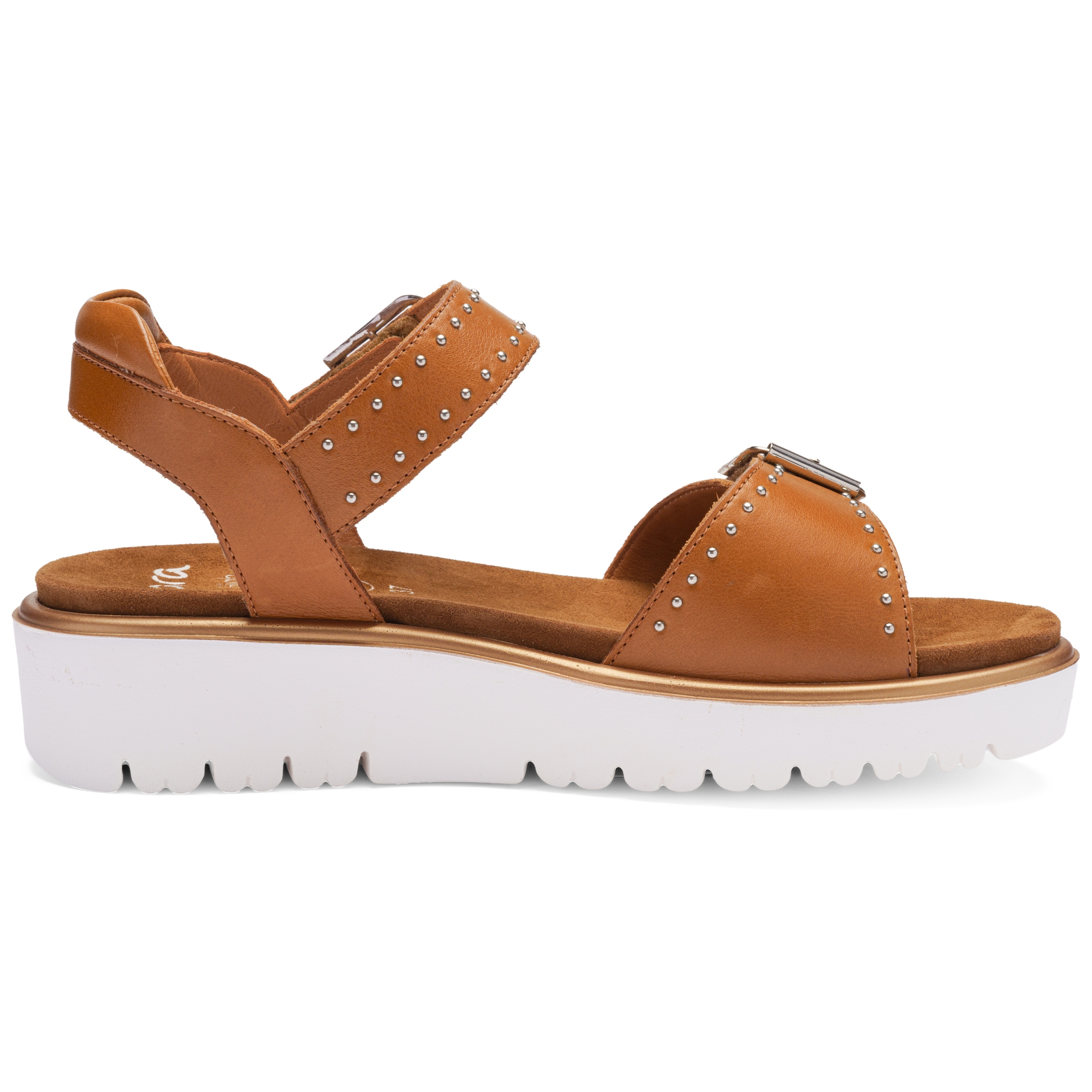 Ara Keilsandalette »BILBAO«  Keilabsatz, Plaeau, Riemchensandale mit Nieten, Weite G (= weit)