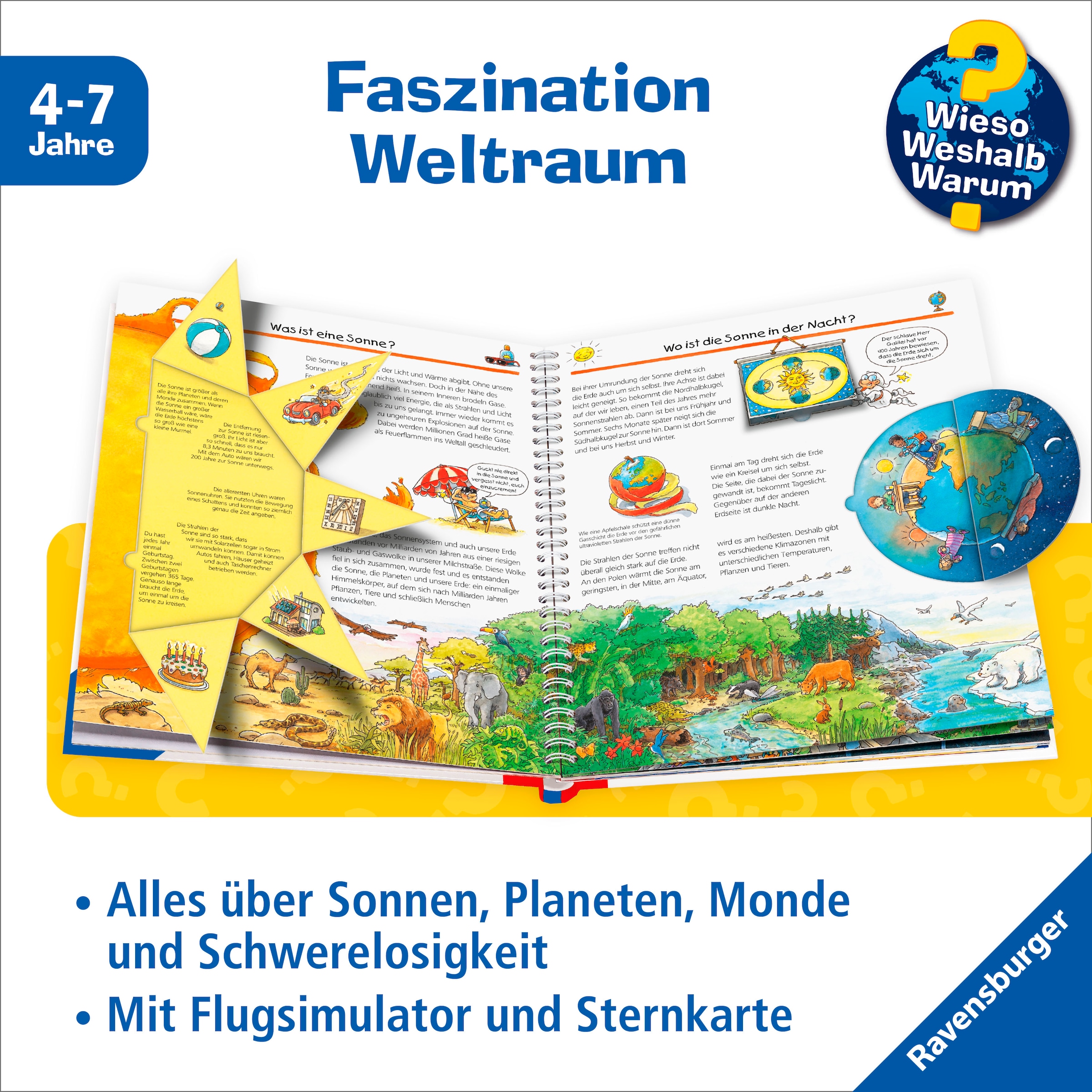 Ravensburger Buch »Wieso? Weshalb? Warum?, Band 32: Wir entdecken den Weltraum«