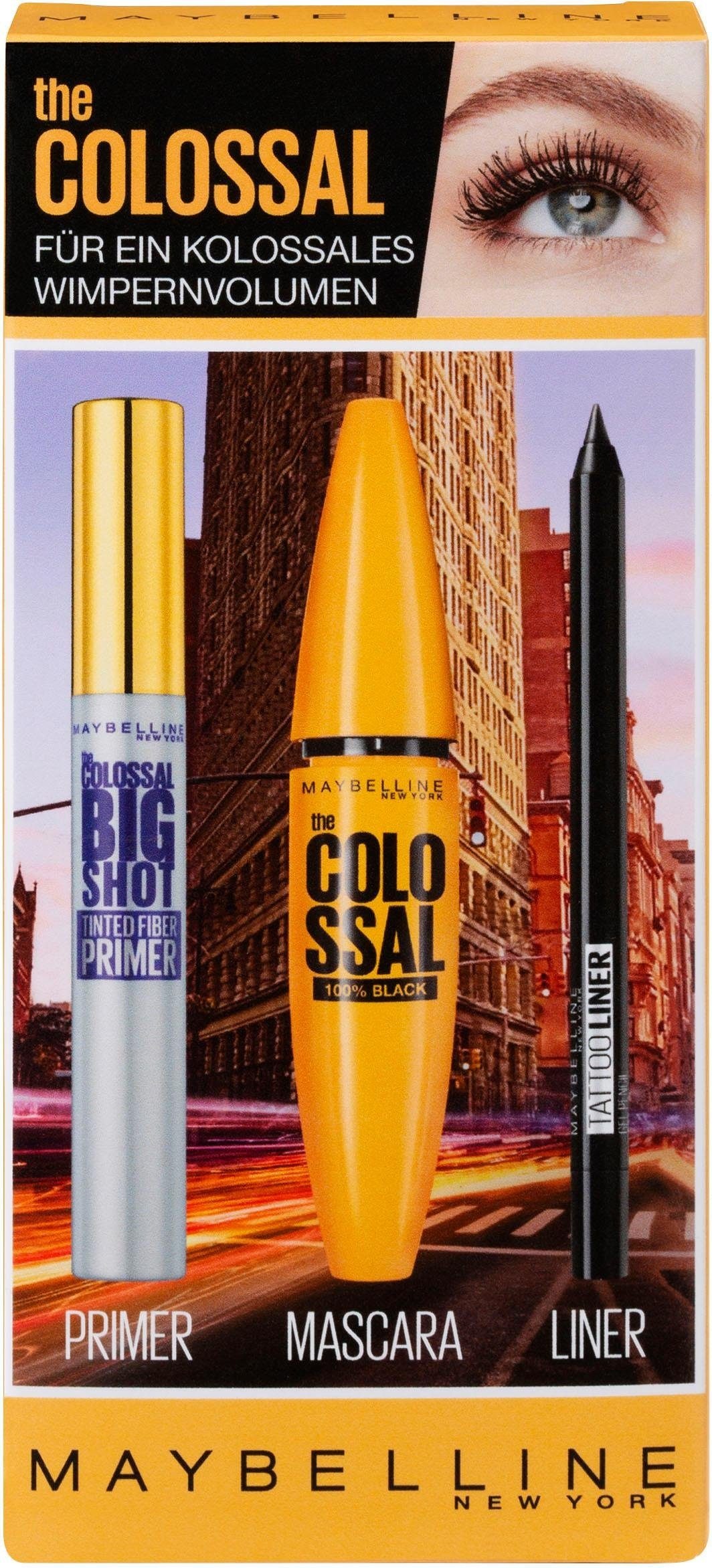 MAYBELLINE NEW YORK Augen-Make-Up-Set »The Colossal«, (3 tlg.)