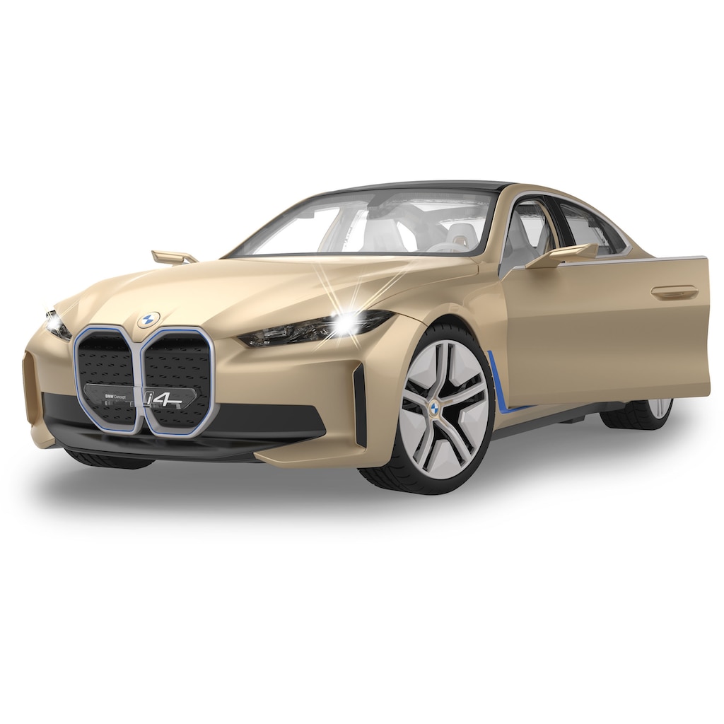 Jamara RC-Auto »BMW i4 Concept 1:14, goldfarben, 2,4 GHz«, mit LED-Licht und Innenbeleuchtung; offiziell lizenziert