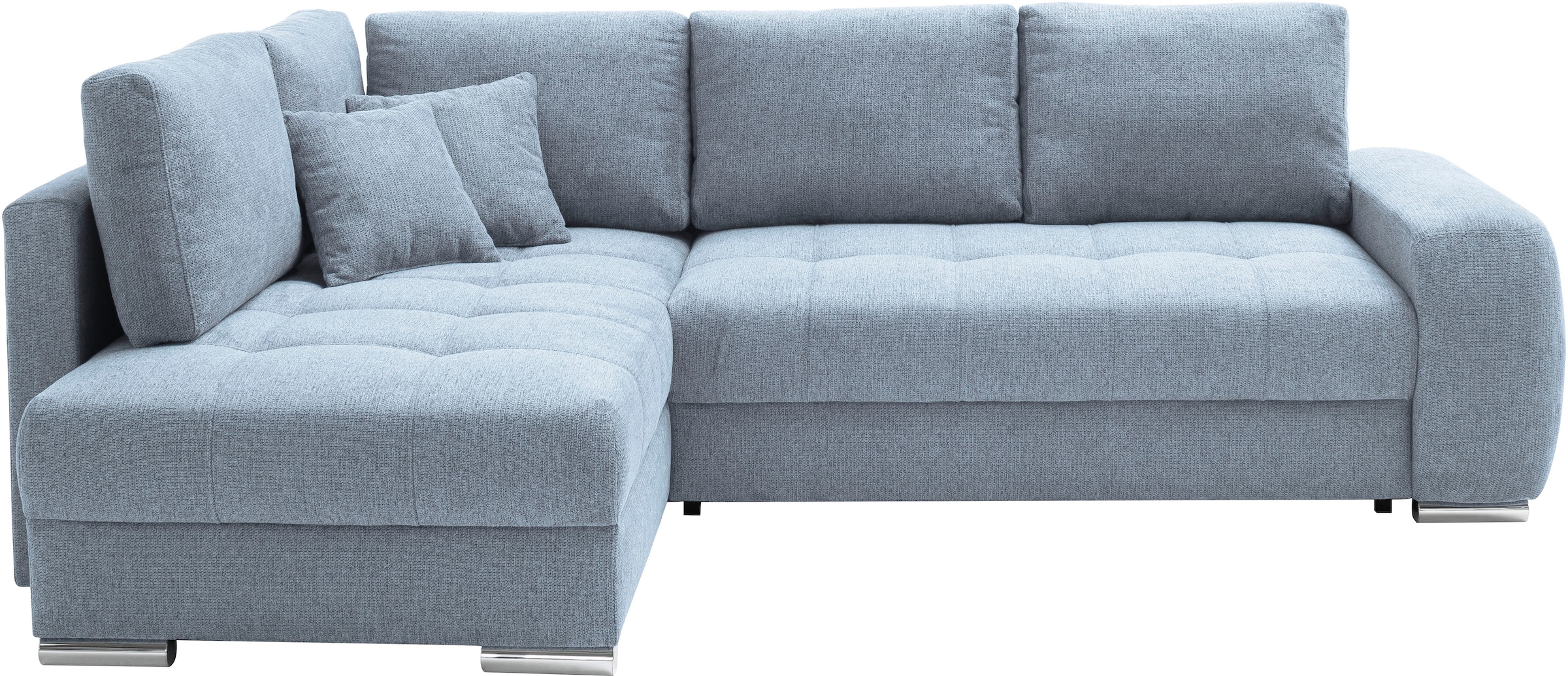 Mr. Couch Ecksofa »Mykonos, L-Form, Dauerschläfer« mit DuraSpring-Taschenfederkern bis 140 kg belastbar