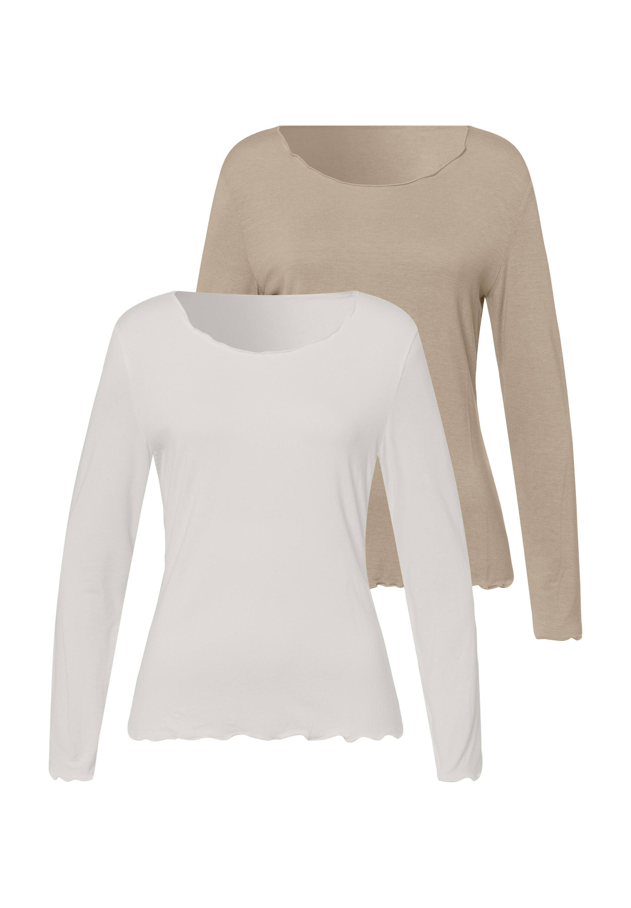 heine T-Shirt »Doppelpack Shirts Shirt-Set in Viskose-Qualität«