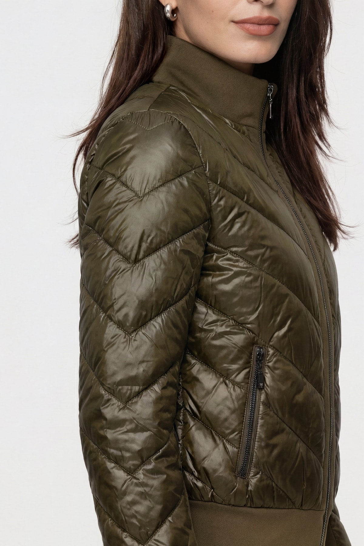 Monari Steppjacke »Jacke Stepp + Neopren« ohne Kapuze Regular fit mit Stehkragen