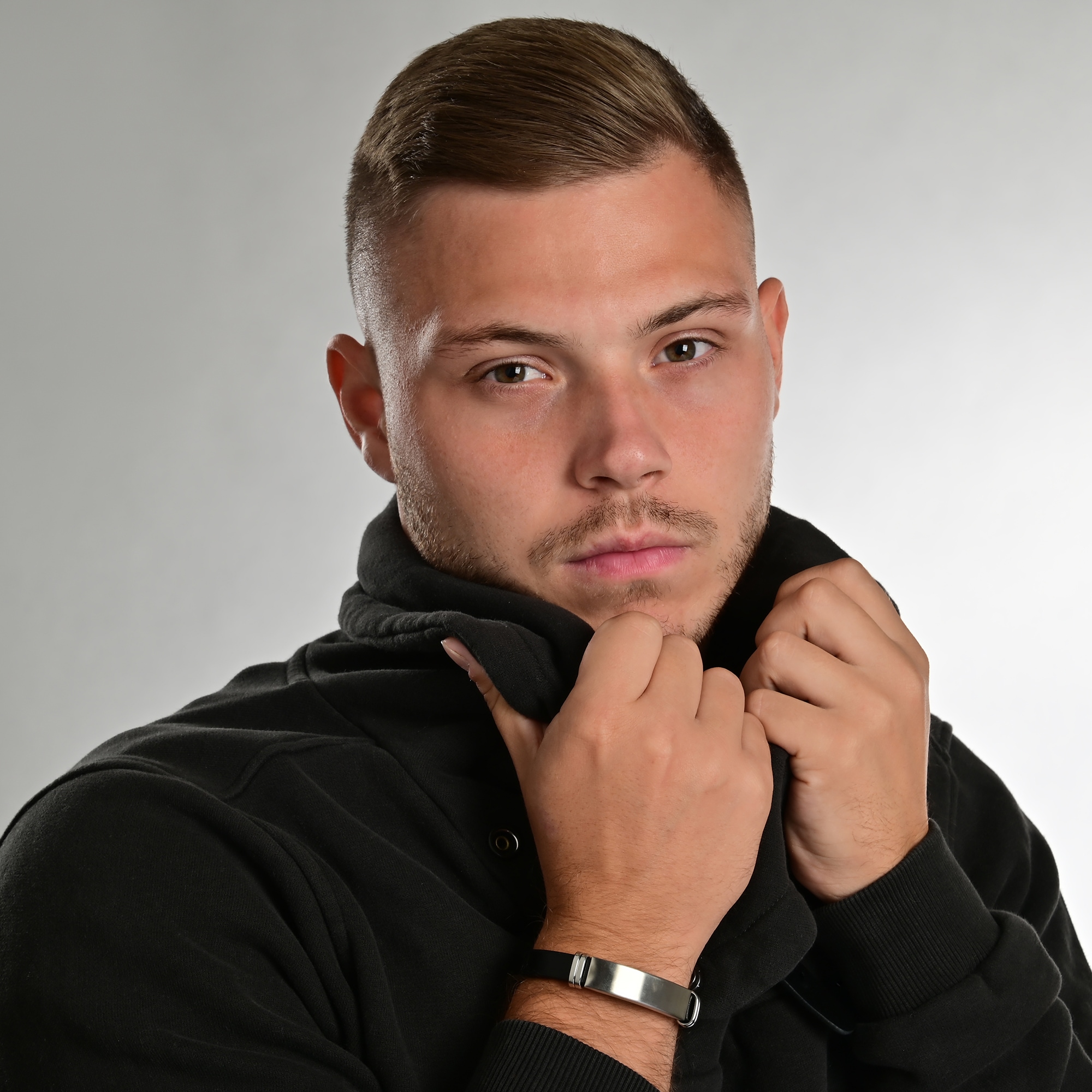 Adelia´s Armband »Herren Armband aus Leder 21 cm«