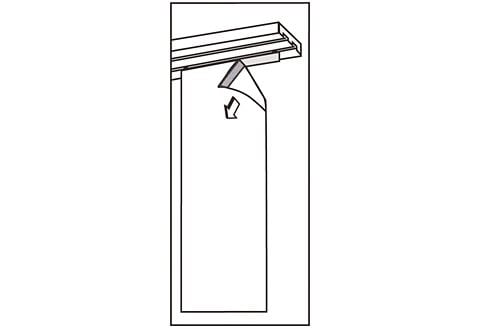 Vision S Schiebegardine »4ER SET ROM«, (4 St.), HxB: 260x60, Schiebevorhang 4er Set Uni