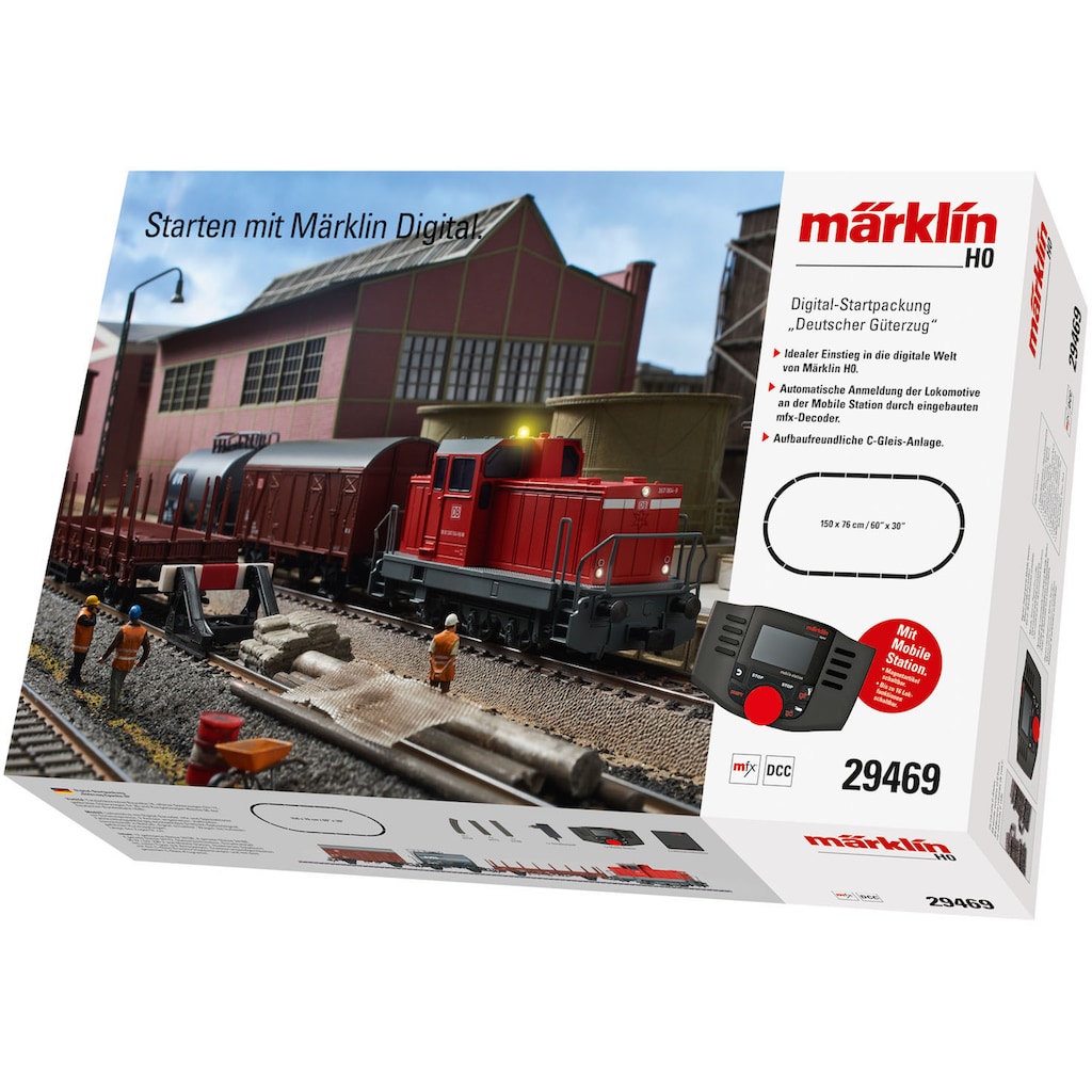 Märklin Modelleisenbahn-Set »Digital-Startpackung "Moderner Rangierbetrieb" - 29469«