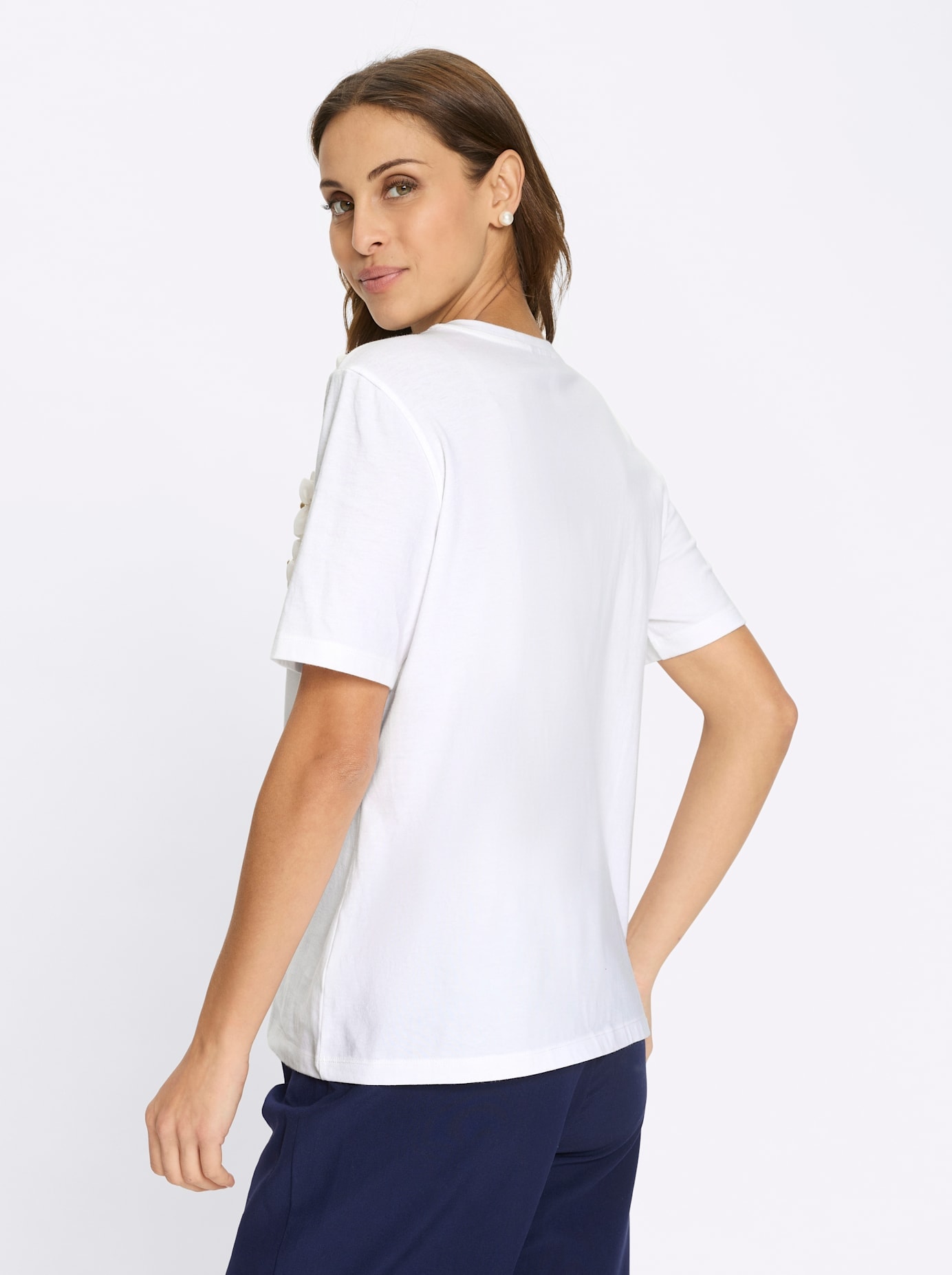 Inspirationen Rundhalsshirt »Kurzarm-Shirt« 1 tlg.