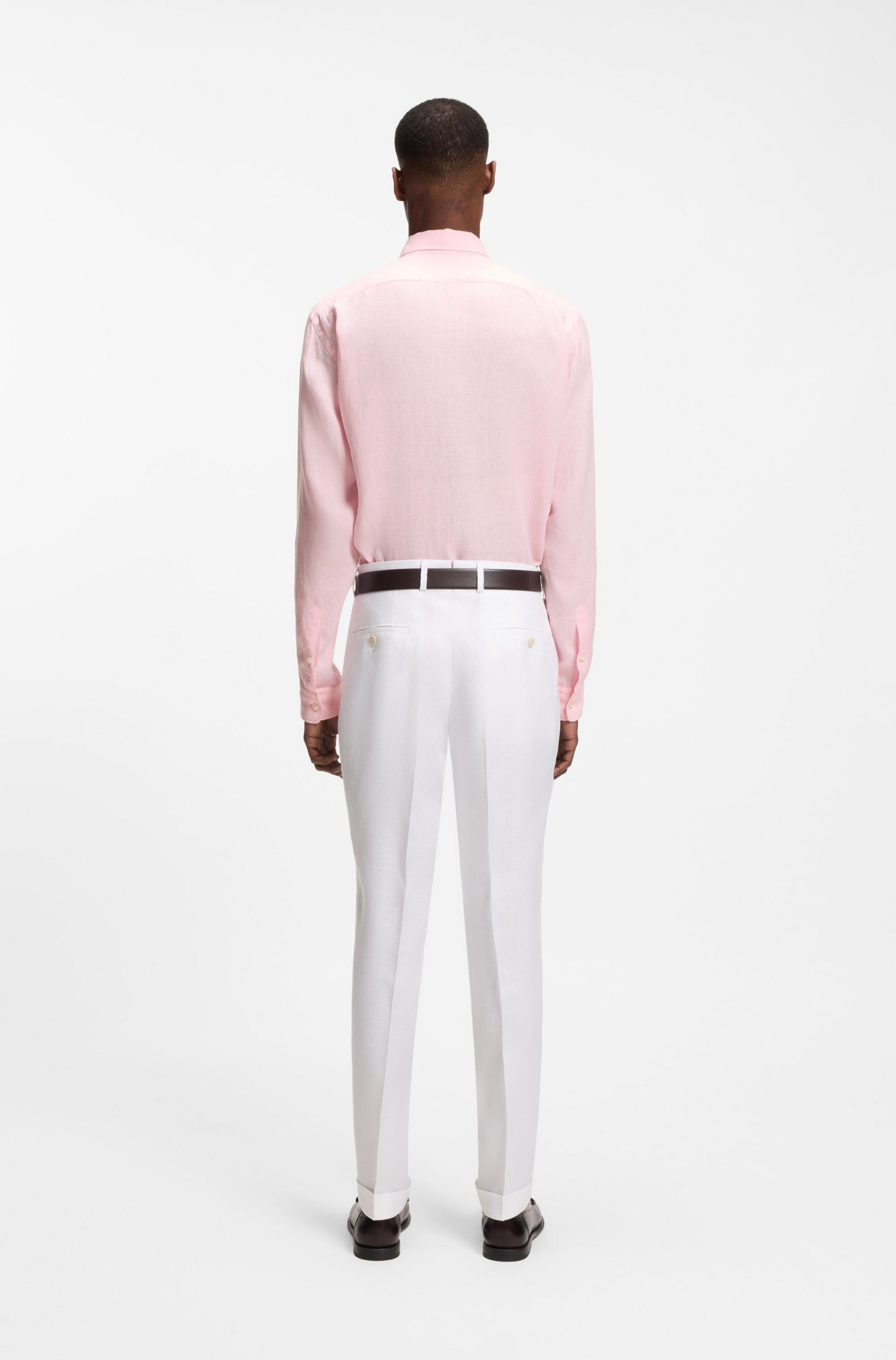 BOSS Leinenhemd »LIAM« mit Button-Down-Kragen, regular fit