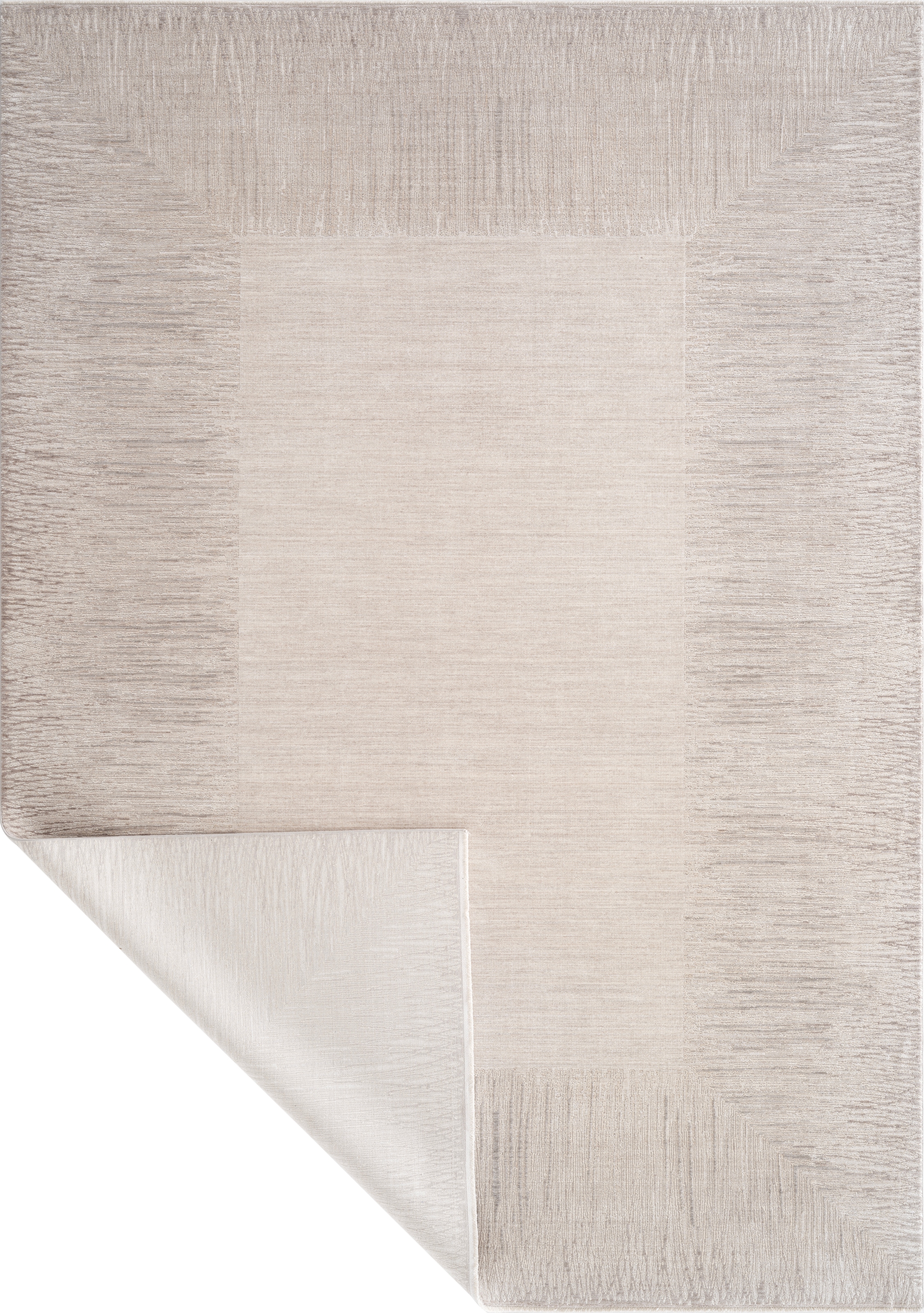 Calvin Klein home Teppich »Passages, mit Fransen, Designerteppich« rechteckig 5 mm Höhe Rahmen, meliert, Wohnzimmer, Schlafzimmer, Esszimmer