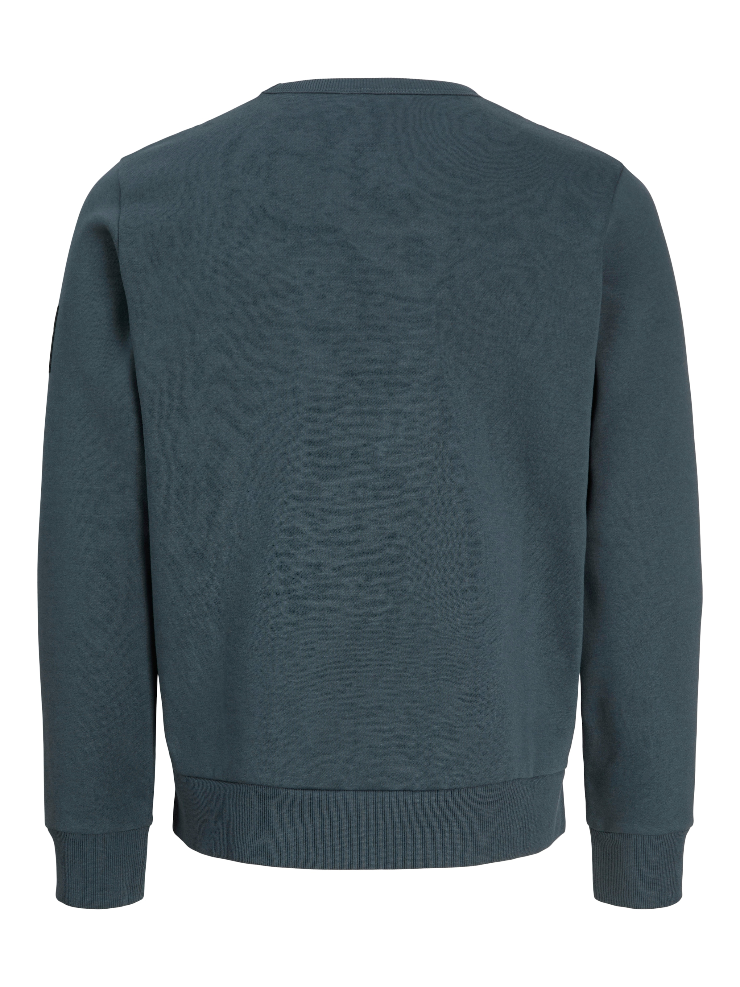 Jack & Jones Sweatshirt »JJCLEVELAND SWEAT CREW NECK«, Materialmix, regular fit
