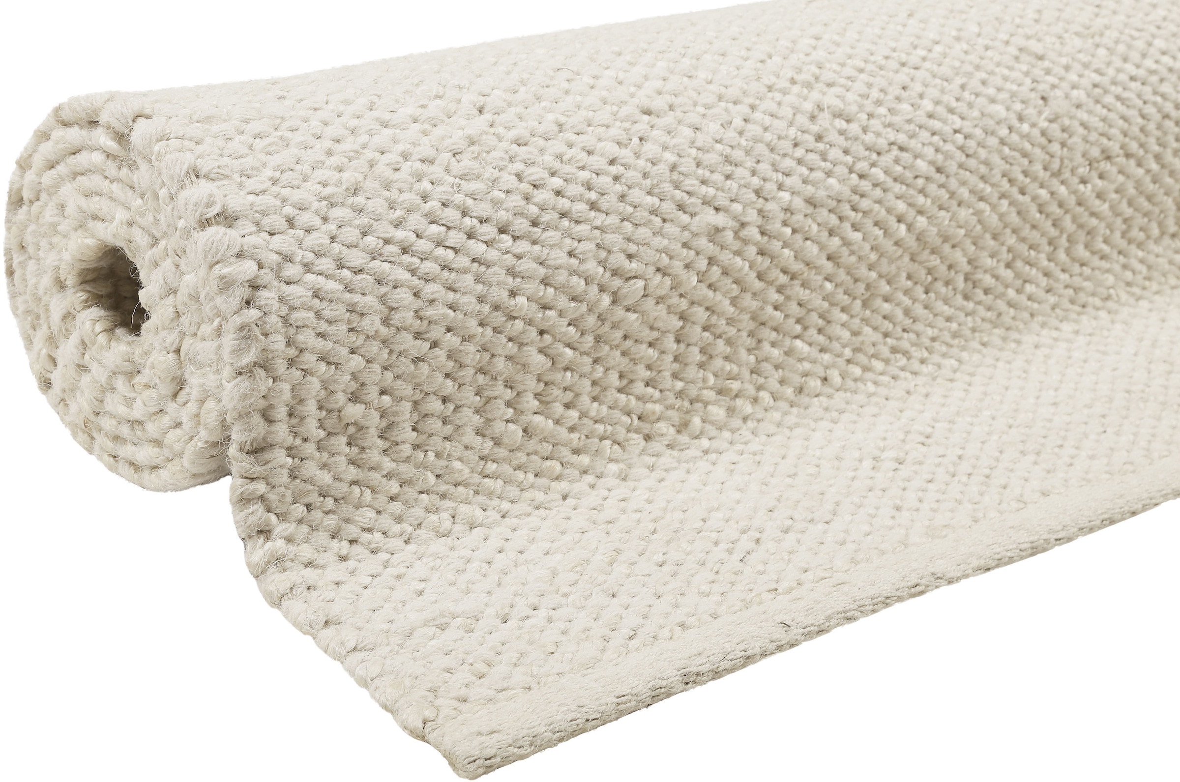 Esprit Wollteppich »Gobi, ESP-7112«, rechteckig, 10 mm Höhe, nachhaltiger Naturfaserteppich aus Jute und Wolle, handgewebt