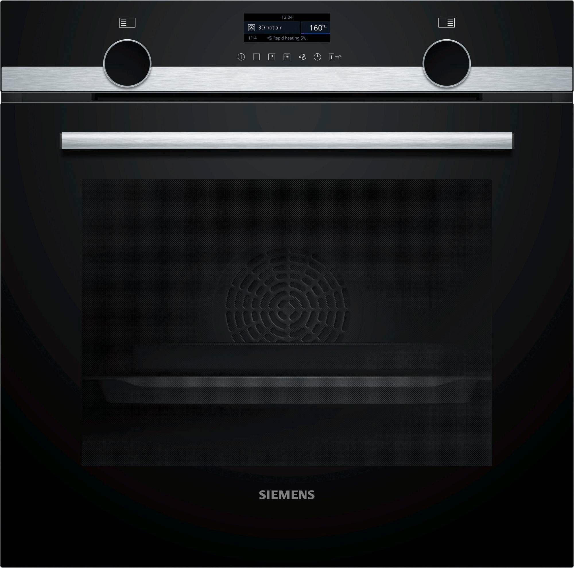 SIEMENS Einbaubackofen iQ500 »HB579GBS0«, mit Teleskopauszug nachrüstbar, Pyrolyse-Selbstreinigung