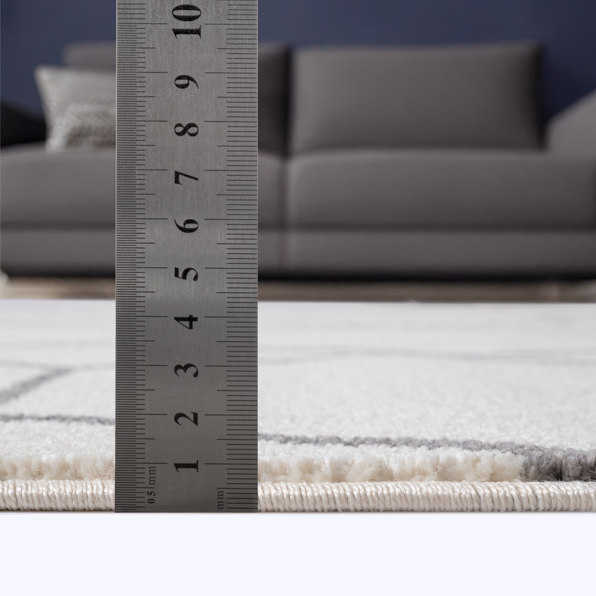 Sanat Teppich »Trellis« rechteckig 10 mm Höhe Kurzflor, skandi, boho, auch als Läufer und in rund