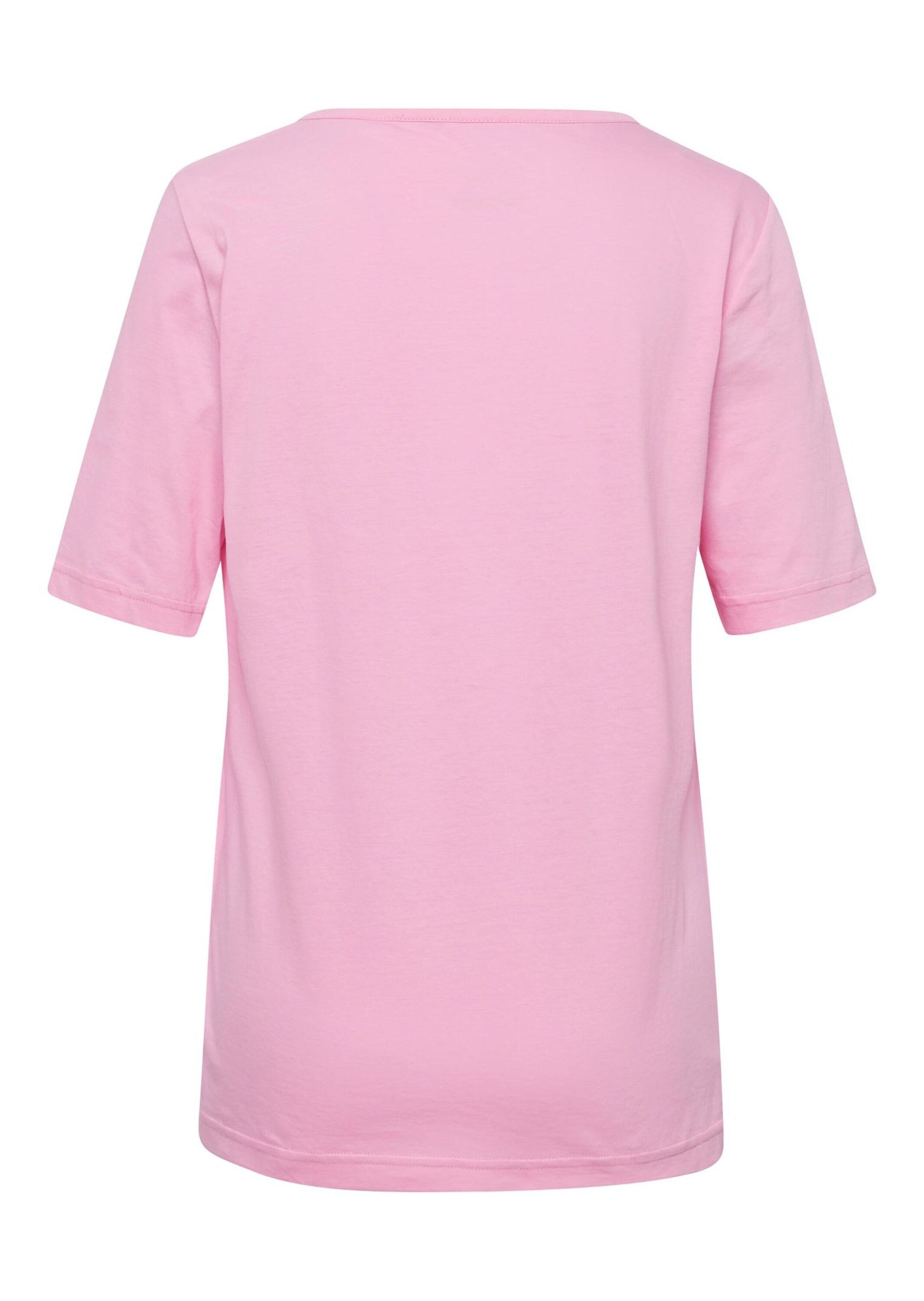 GOLDNER Langarm-Poloshirt »T-Shirt mit charmantem Ausschnitt und Schmucksteinchen«