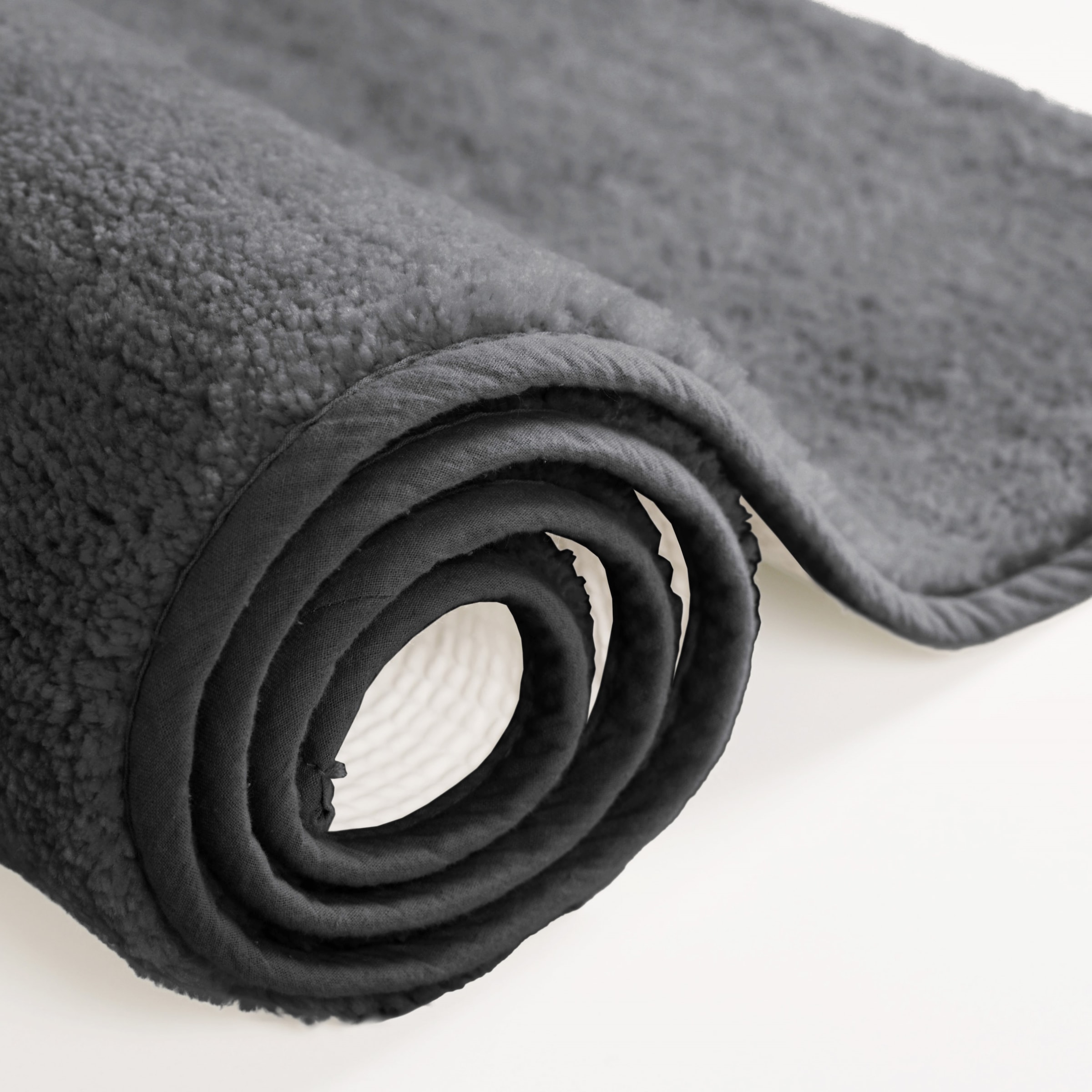 my home Badematte »Vanessa, Badvorleger, Badezimmer Teppich«, rutschhemmend beschichtet, schnell trocknend-fußbodenheizungsgeeignet-strapazierfähig, Badteppich, weiche Haptik, unifarben