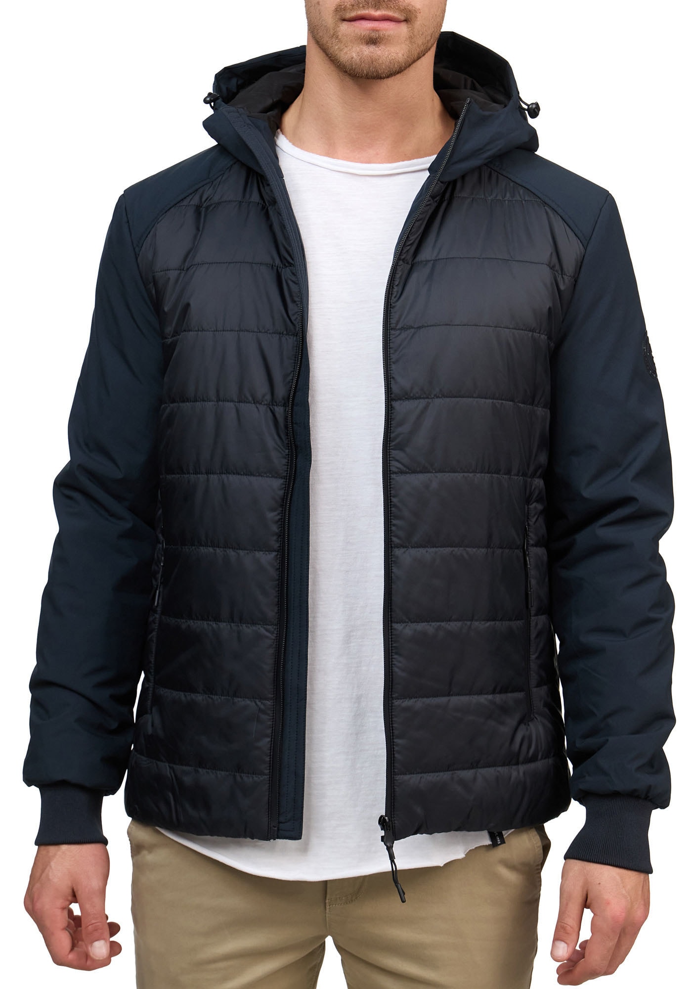 Indicode Steppjacke »INNoqual«, mit Kapuze