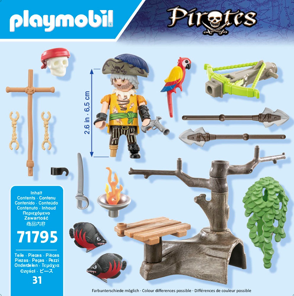 Playmobil® Konstruktions-Spielset »Pirat mit Balliste (71795), Playmobil Pirates«, (31 St.)