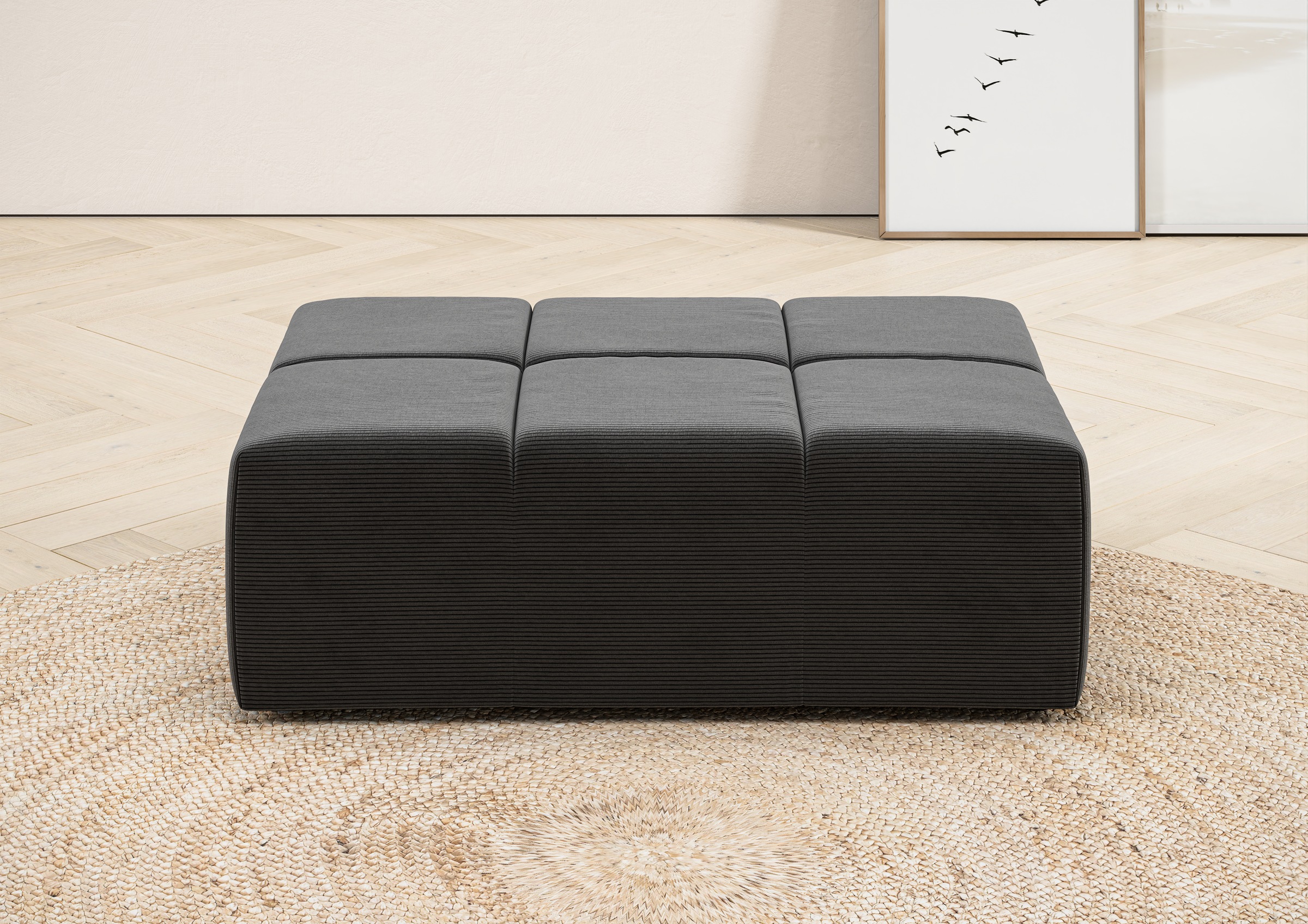 INOSIGN Polsterhocker »Ancona«, passend zur "Ancona"-Polsterserie, auch in Cord + Easy Care