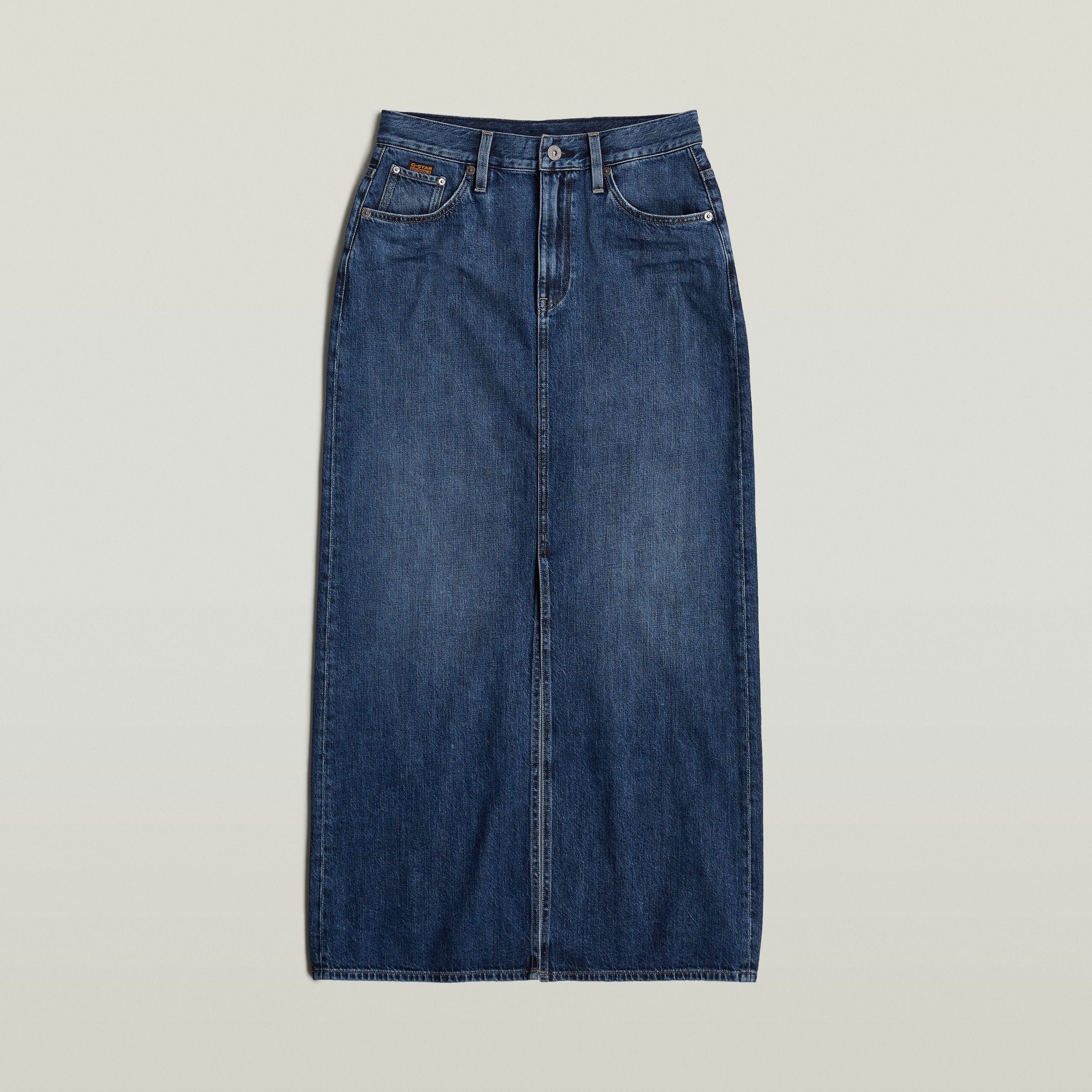 G-STAR Maxirock »Viktoria Long Skirt wmn«, im Jeans-Look