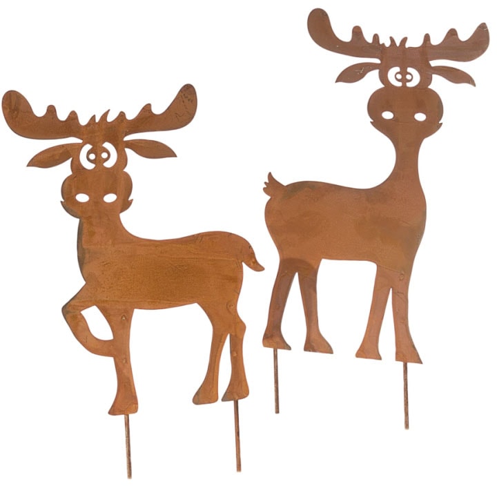 Schneider Weihnachtsfigur »Elche Jack & Daniel, Weihnachtsdeko aussen«, (Set, 2 St.),... kaufen