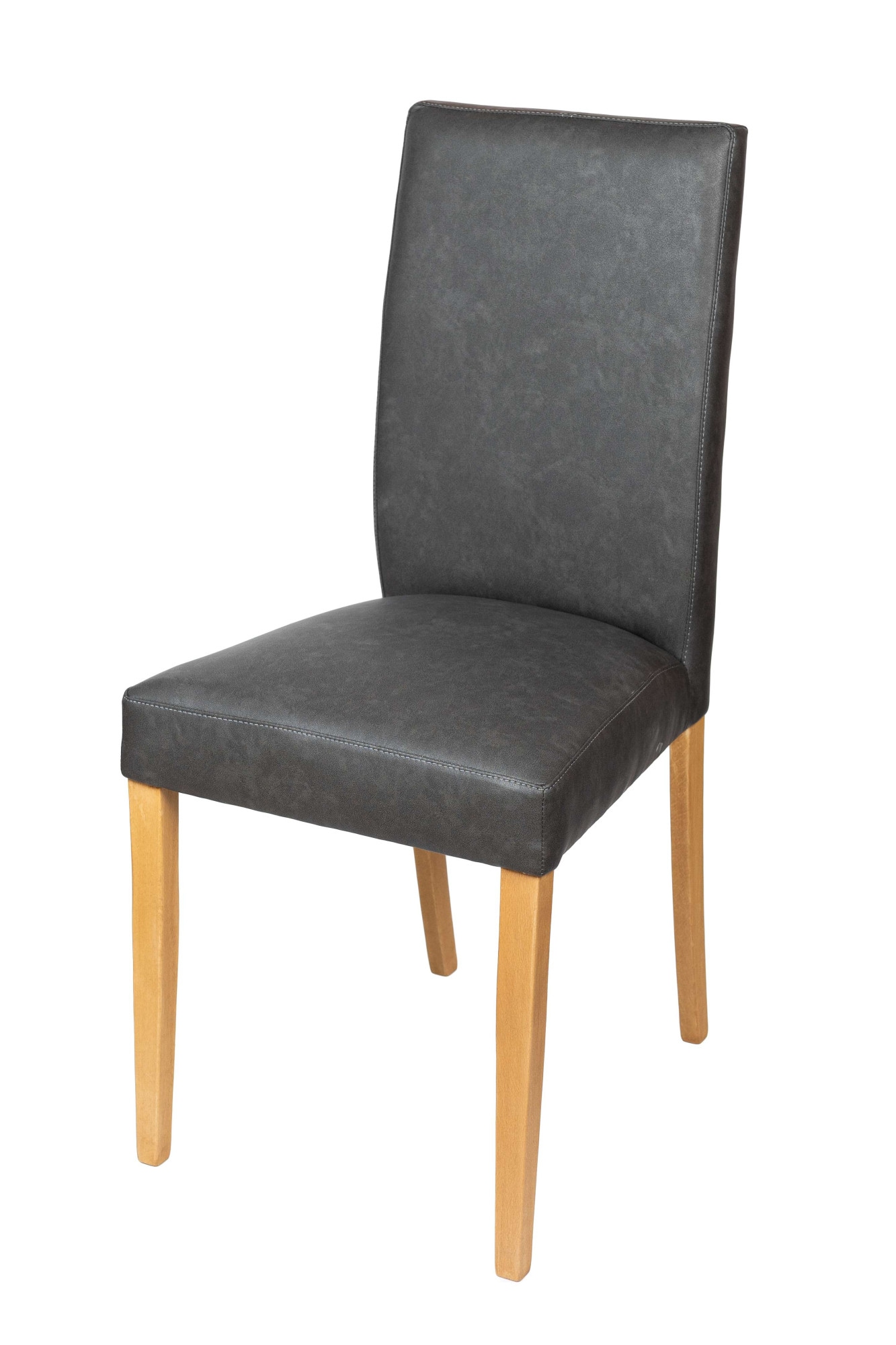 Home affaire Esszimmerstuhl »Evona Polsterstuhl, Küchenstuhl, 4-Fußstuhl« () 2 Stk.Kunstleder, 3 Farben, Massivholzbeine, stabil, zeitlos