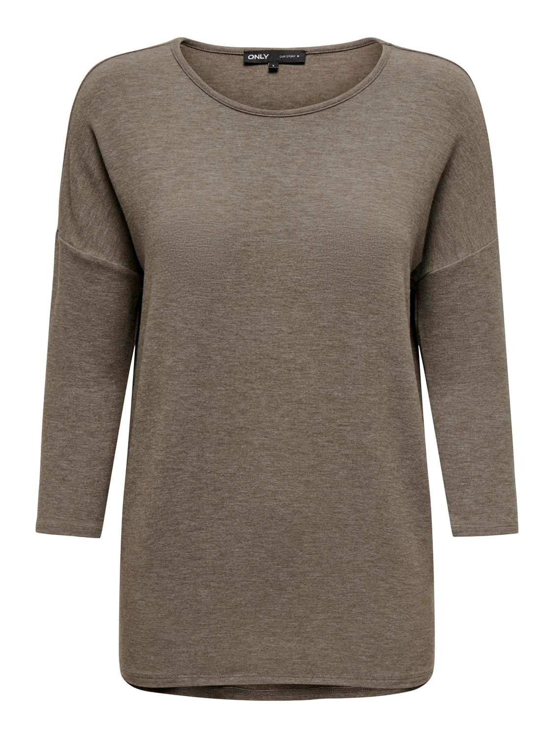 ONLY 3/4-Arm-Shirt »ONLGLAMOUR 3/4 TOP JRS NOOS«, in lässiger Oversize-Form