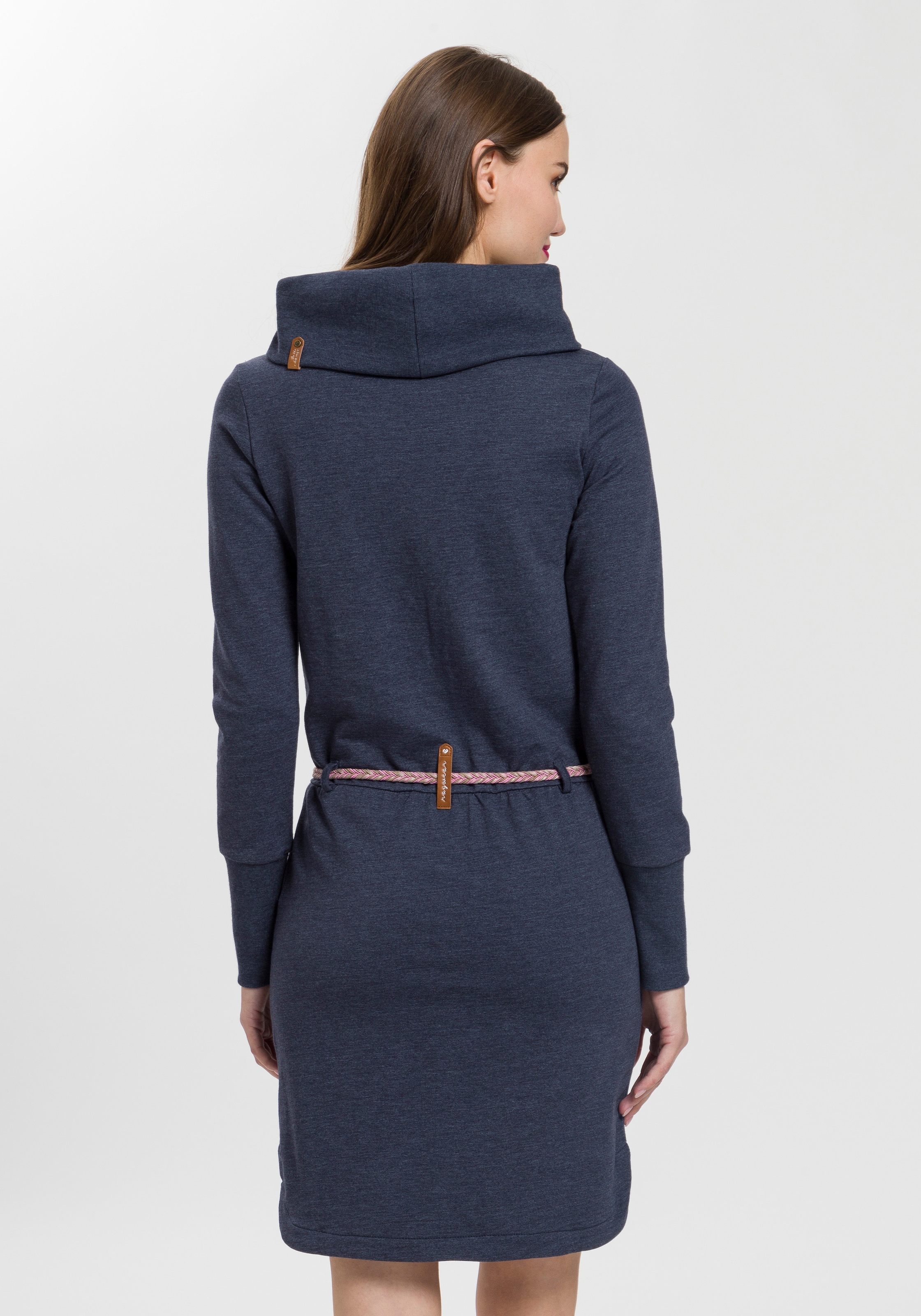 Ragwear Sweatkleid »LAURRA«, (2 tlg., mit abnehmbarem Gürtel), stylisches  Langarmkleid mit praktischen Eingrifftaschen im OTTO Online Shop