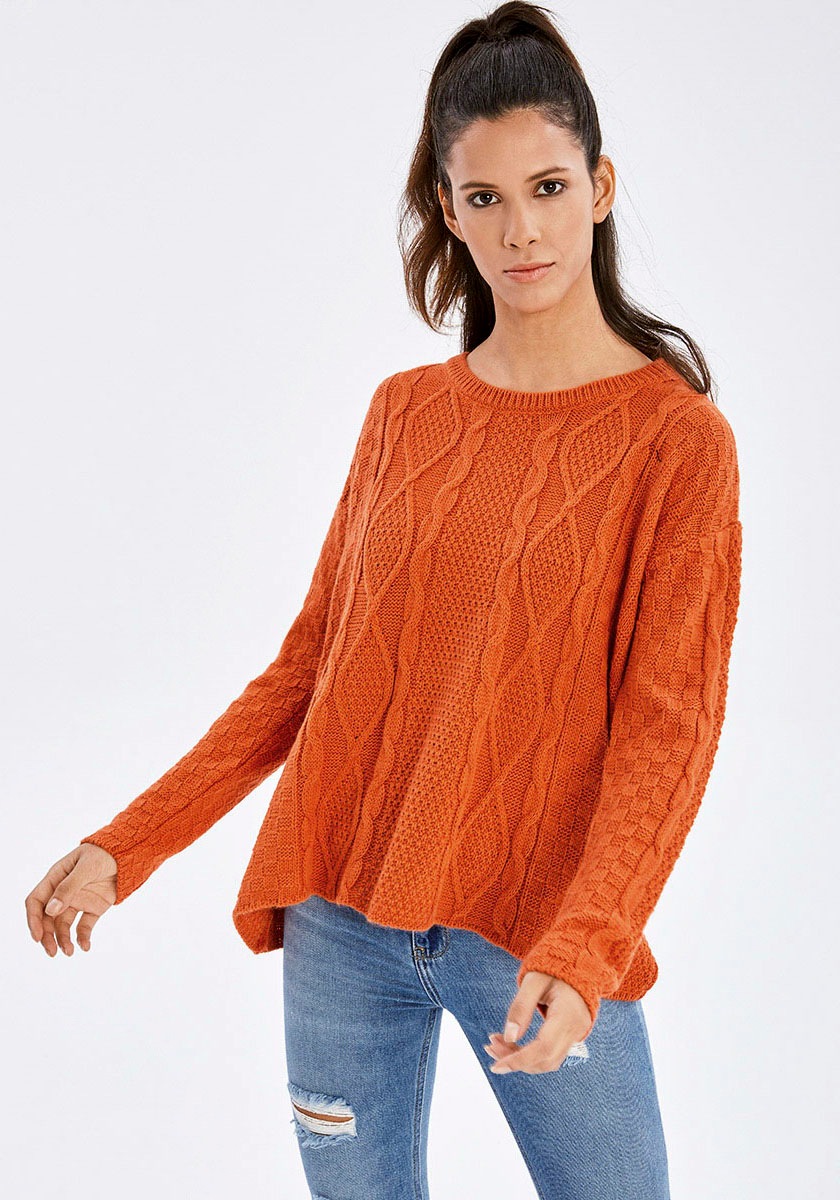 LTB Strickpullover »ZAFACO«, mit besonderer Strick-Struktur für einen casual Look