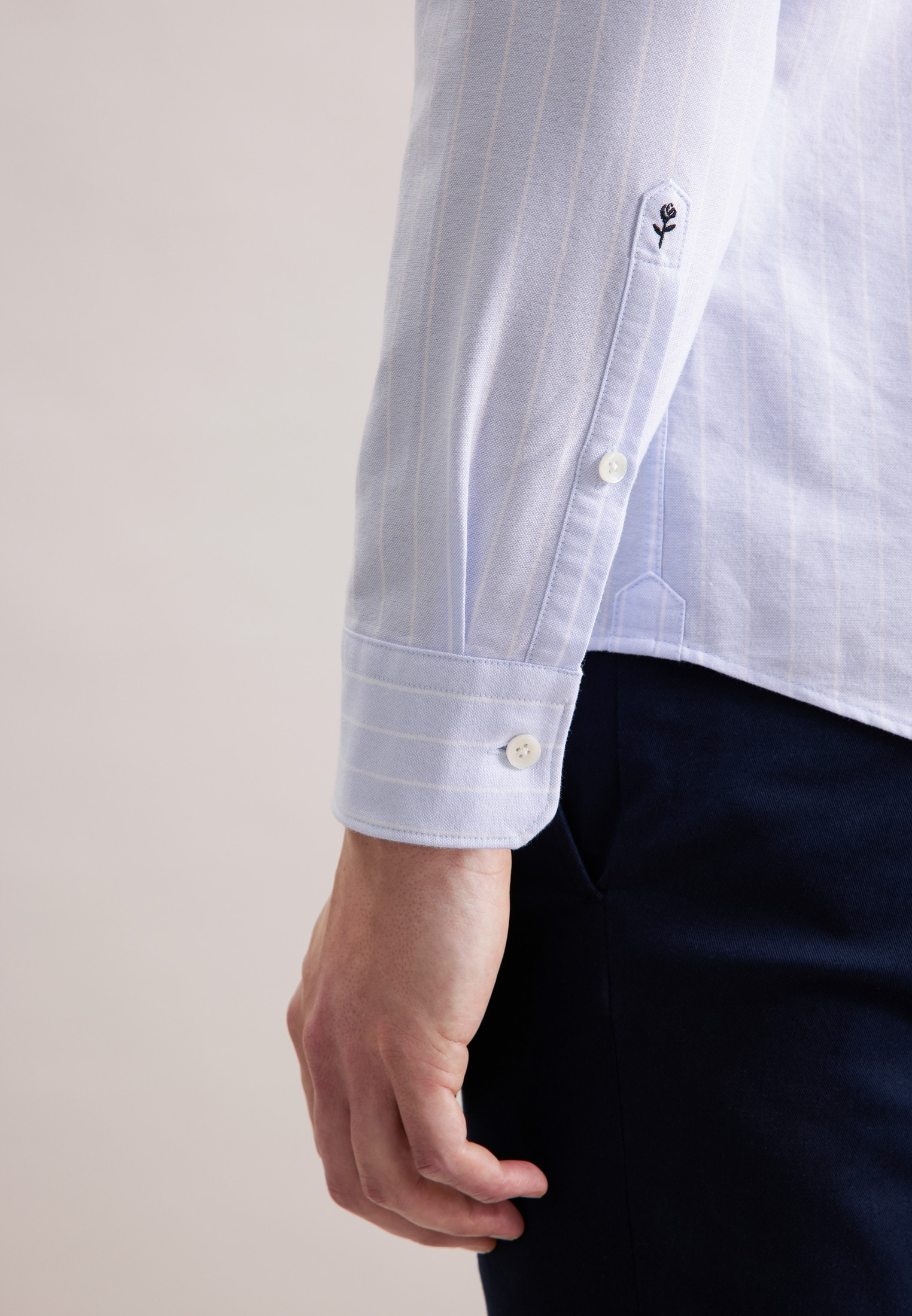 seidensticker Businesshemd Regular 1/1 Kentkragen Gestreift