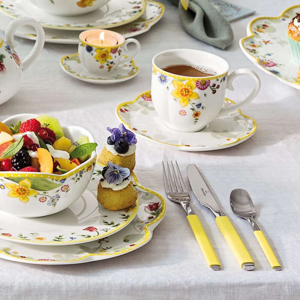Villeroy & Boch Untertasse »Kaffeeuntertassen Spring Awakening ø 14,8 cm 6er Set bunt«