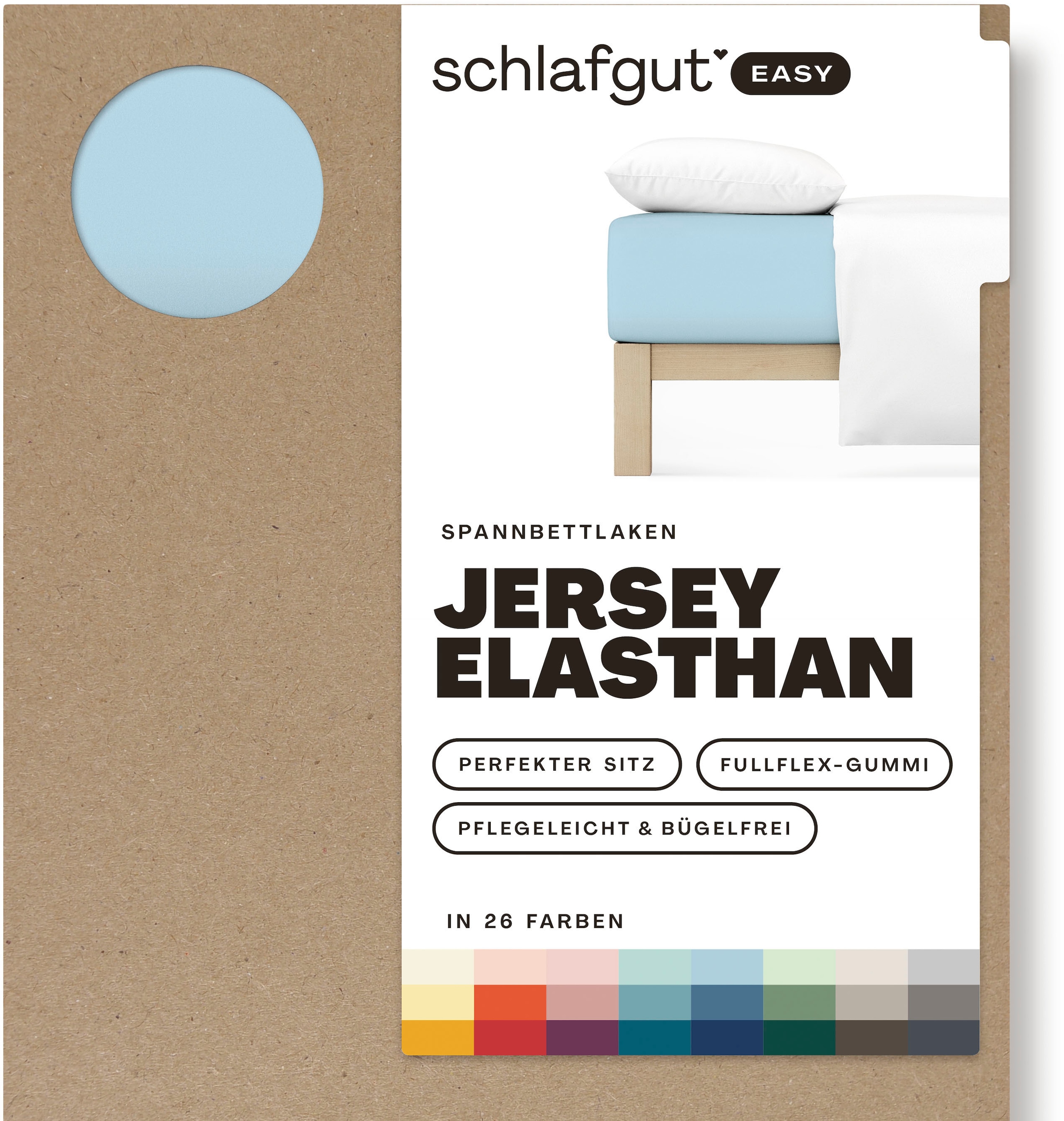 Schlafgut Spannbettlaken »EASY Jersey Elasthan«, MADE IN GREEN by OEKO-TEX®