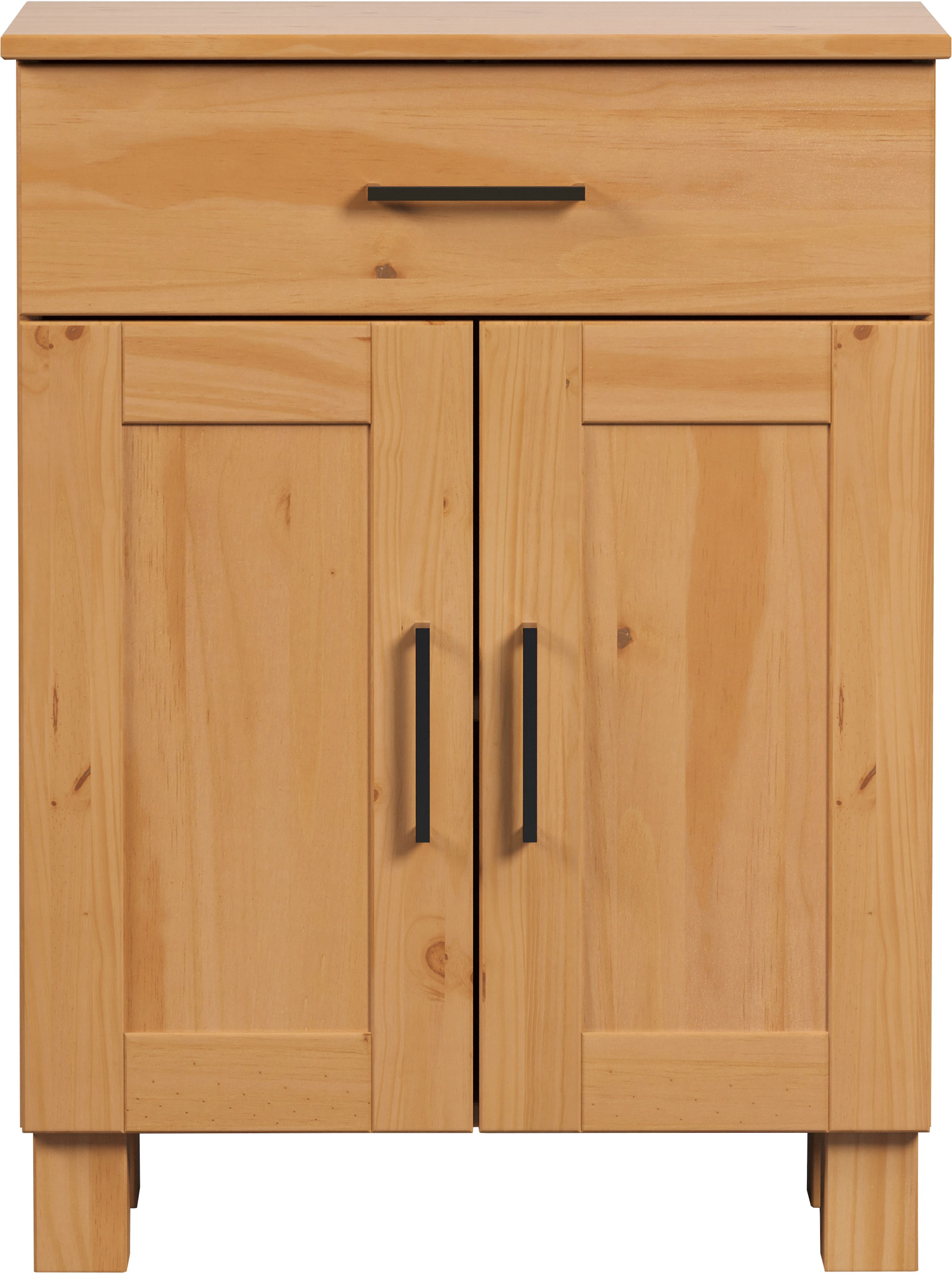 welltime Unterschrank »Ulea« 1 Stk. tlg. Badkommode aus Massivholz mit breitem Schubfach - (B/T/H) 60/30/80 cm