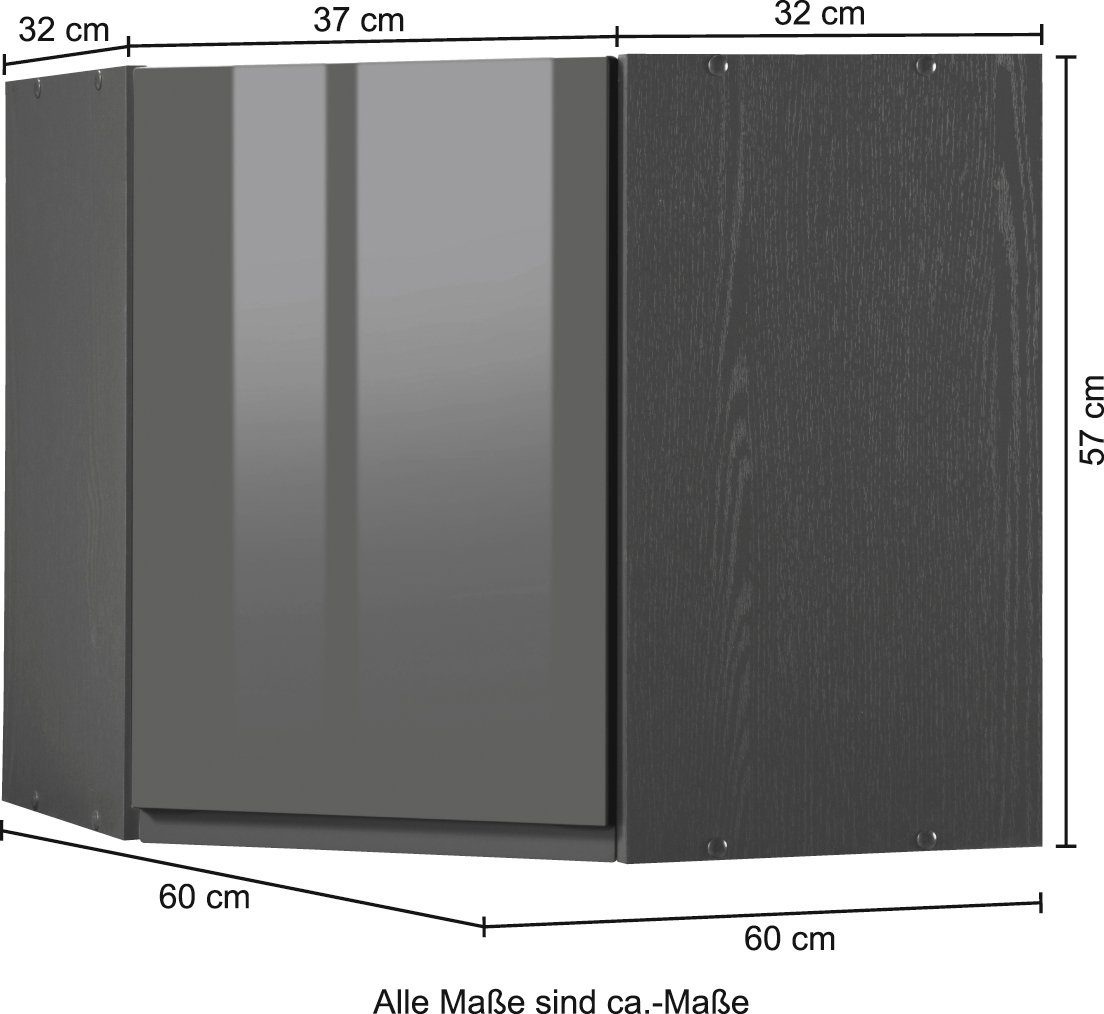 KOCHSTATION Eckhängeschrank »KS-Virginia« 60 cm breit