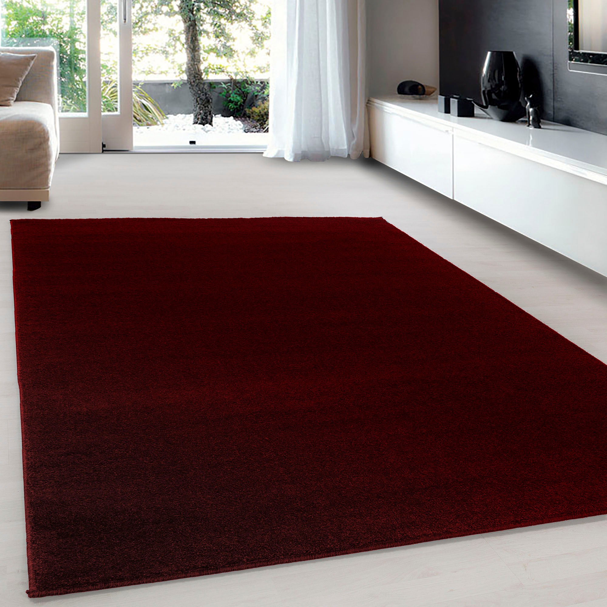 Ayyildiz Teppiche Teppich »ATA«, rechteckig, 10 mm Höhe, Kurzflor, uni