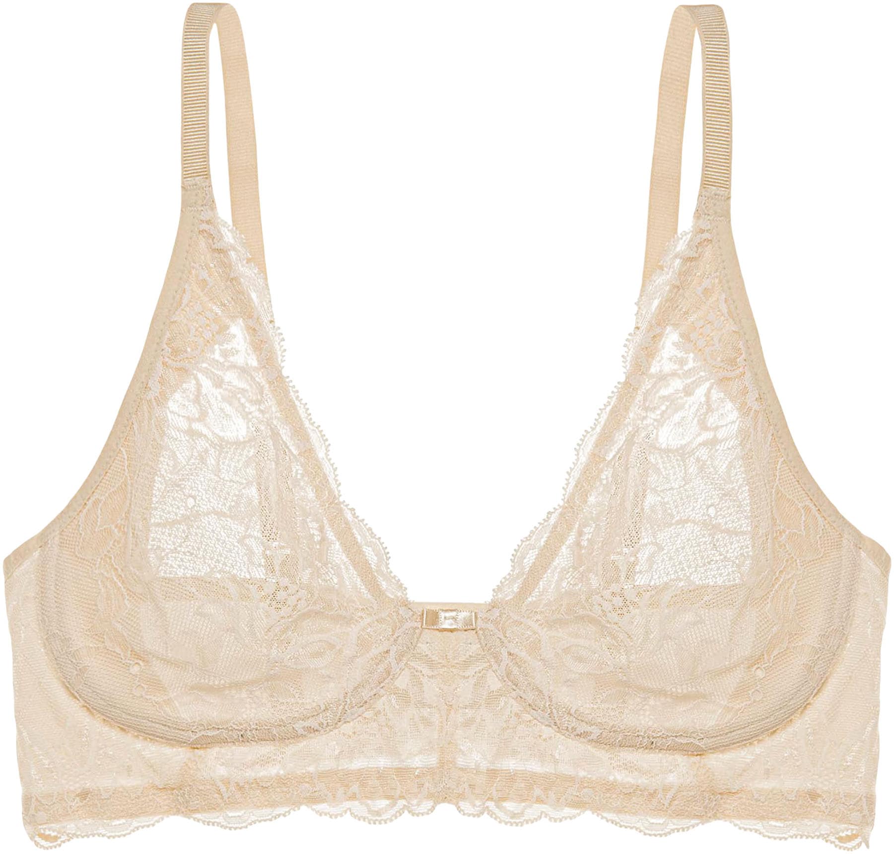 Triumph Bügelloser BH »Amourette Charm N03«, Strech-Spitze, tiefer V-Ausschnitt