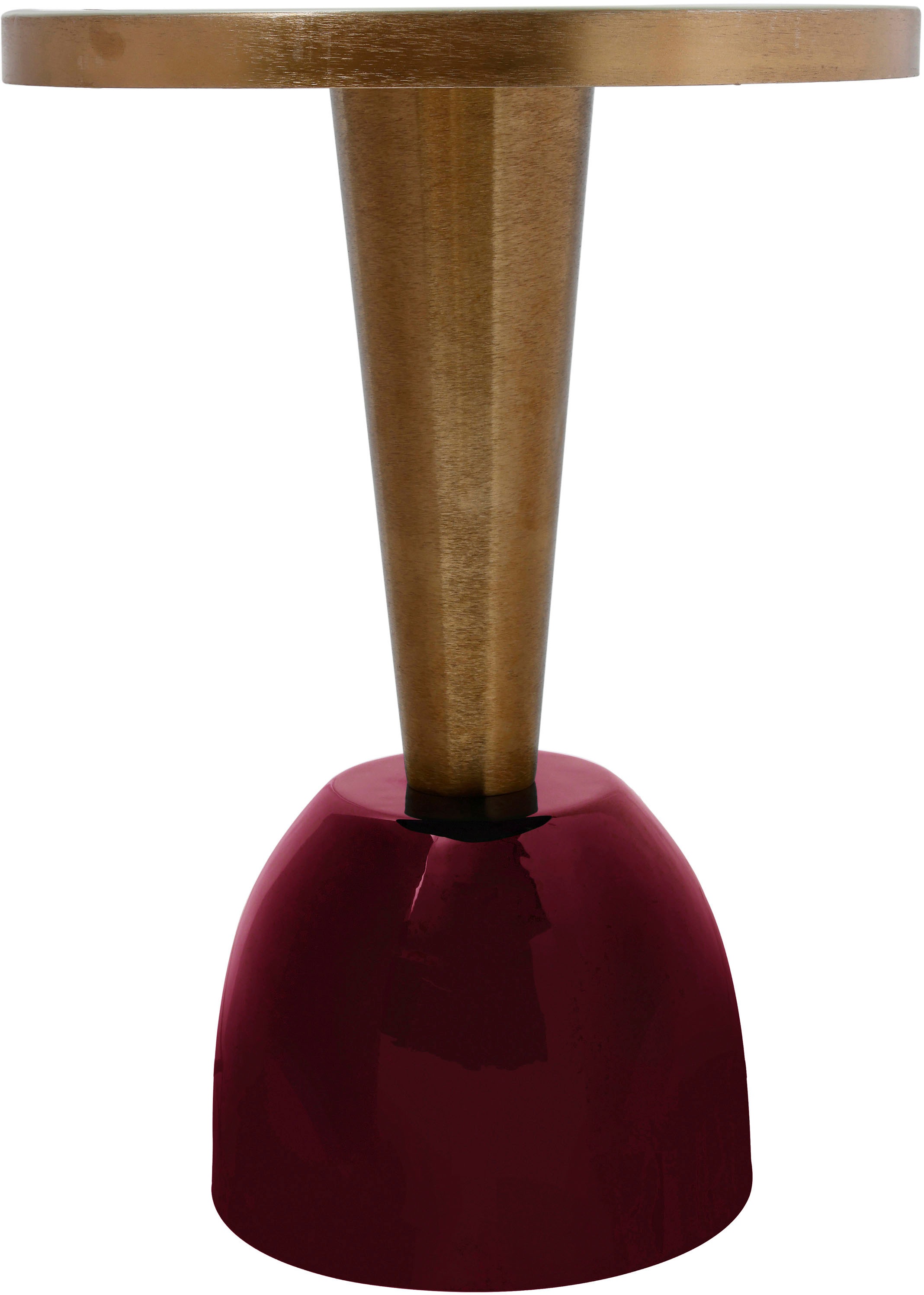 Kayoom Beistelltisch »Art Deco 225, Abstelltisch aus Metall,funktional und stabil«, (1 St.), Dekorativ, glanzvolle Lackierung, stilvolles Gestell