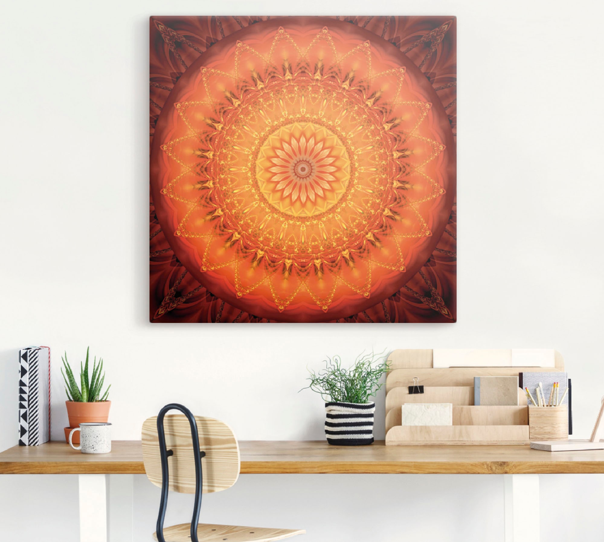 Artland Wandbild »Mandala Energie 1« Muster 1 Stk. tlg. als Leinwandbild, Poster in verschied. Größen