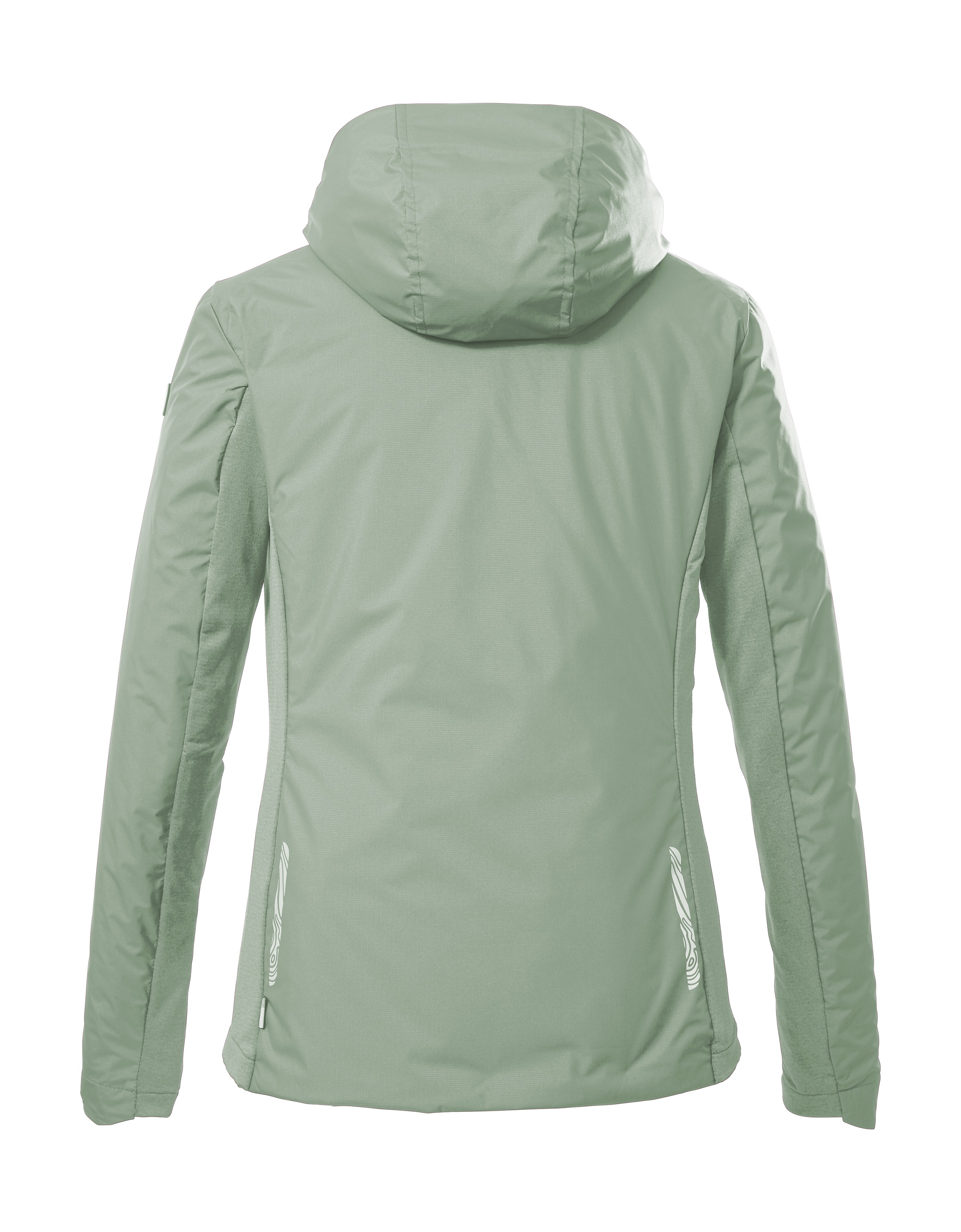 Killtec Funktionsjacke »KOS 24 WMN JCKT«, Wasserabweisende Damenjacke mit Hybridoptik, reflektierende Elemente