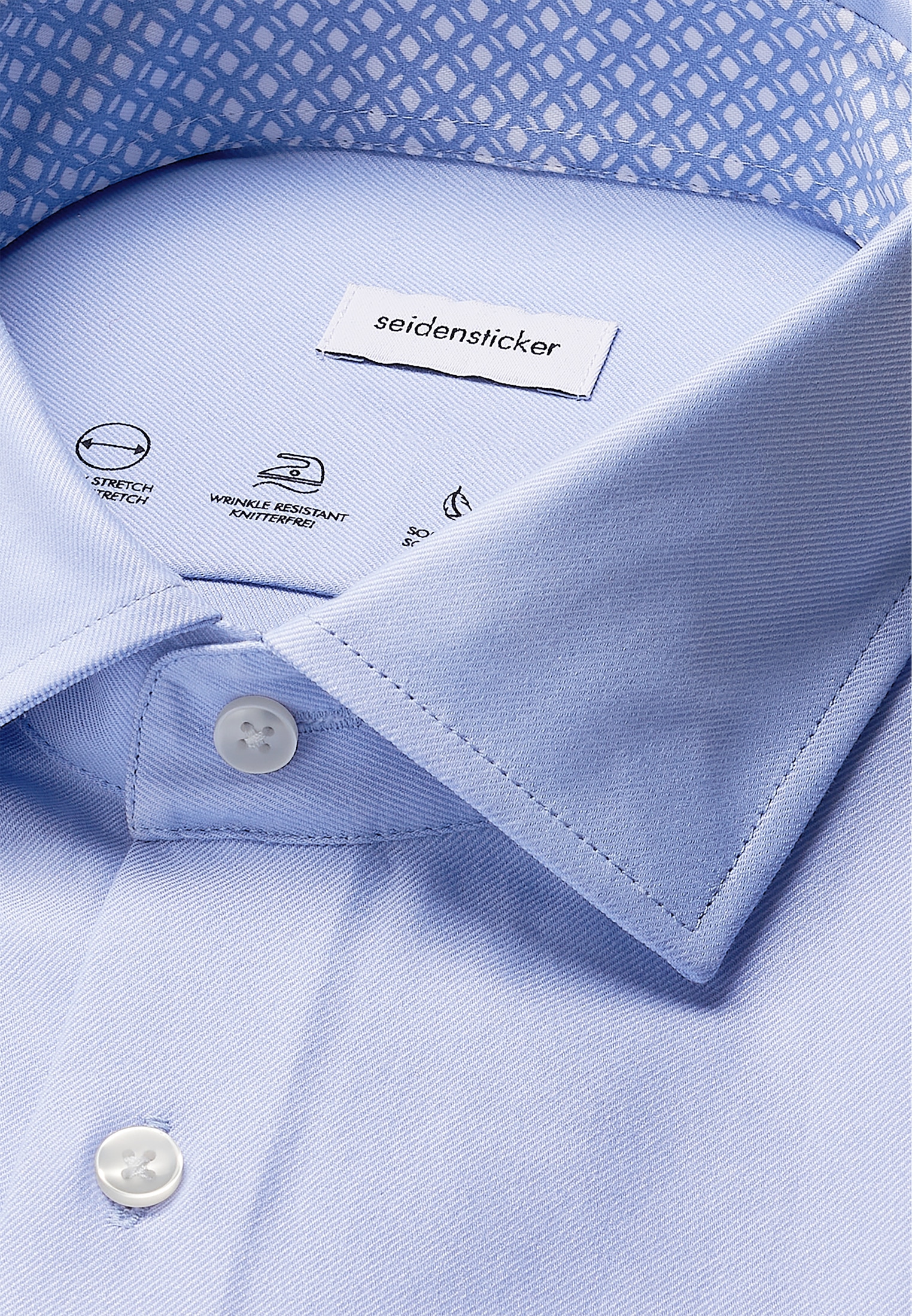 seidensticker Businesshemd »Schwarze Rose«, Slim 1/1 Kentkragen Uni